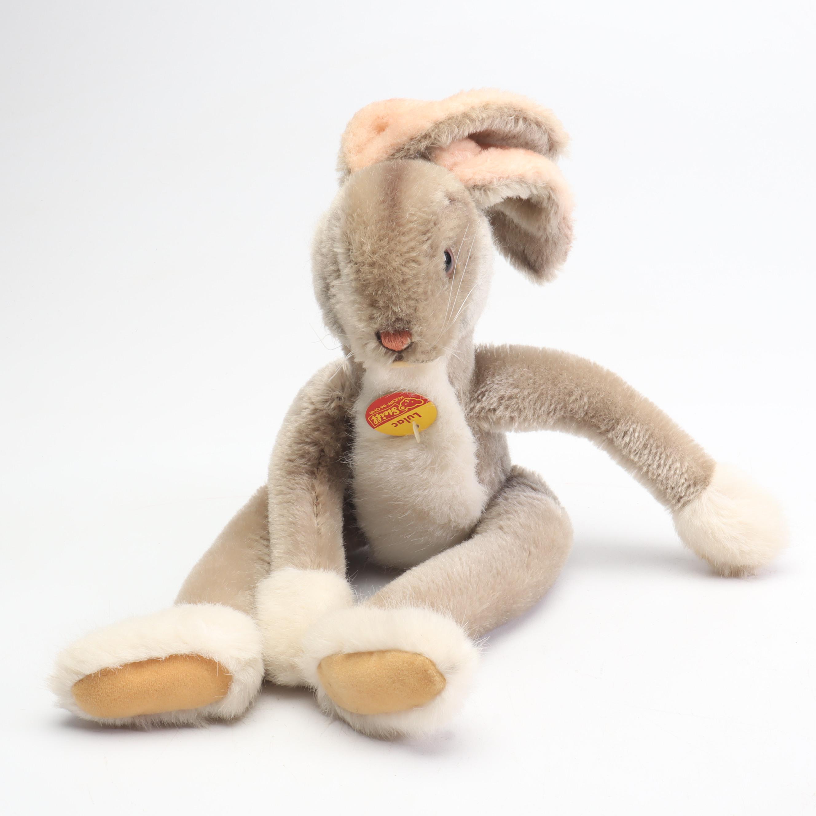 Steiff Original Plush Mohair Animals, Mid to Late 20th Century