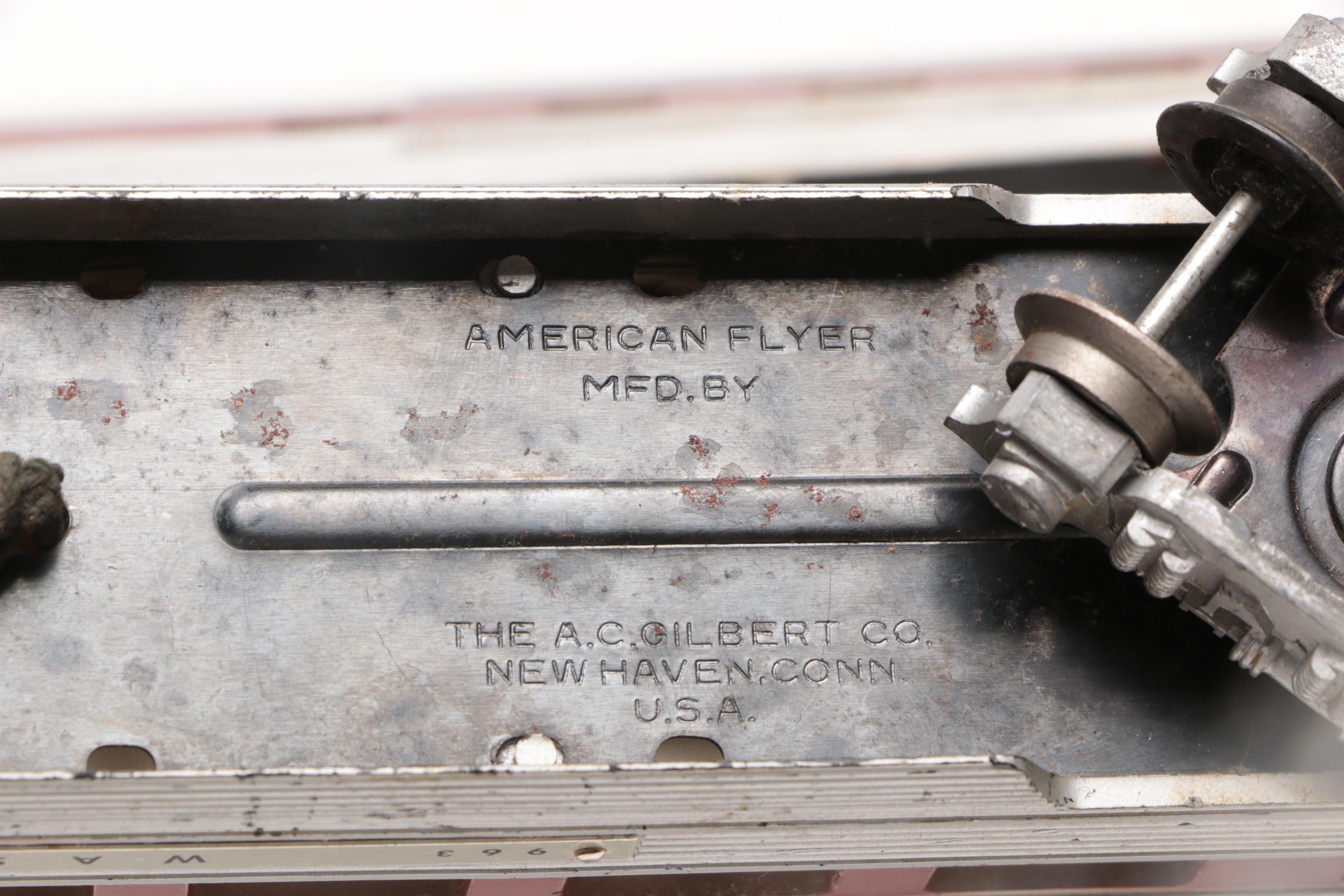 Pre-War Lionel Model Train Cars with Track, 1930s Vintage