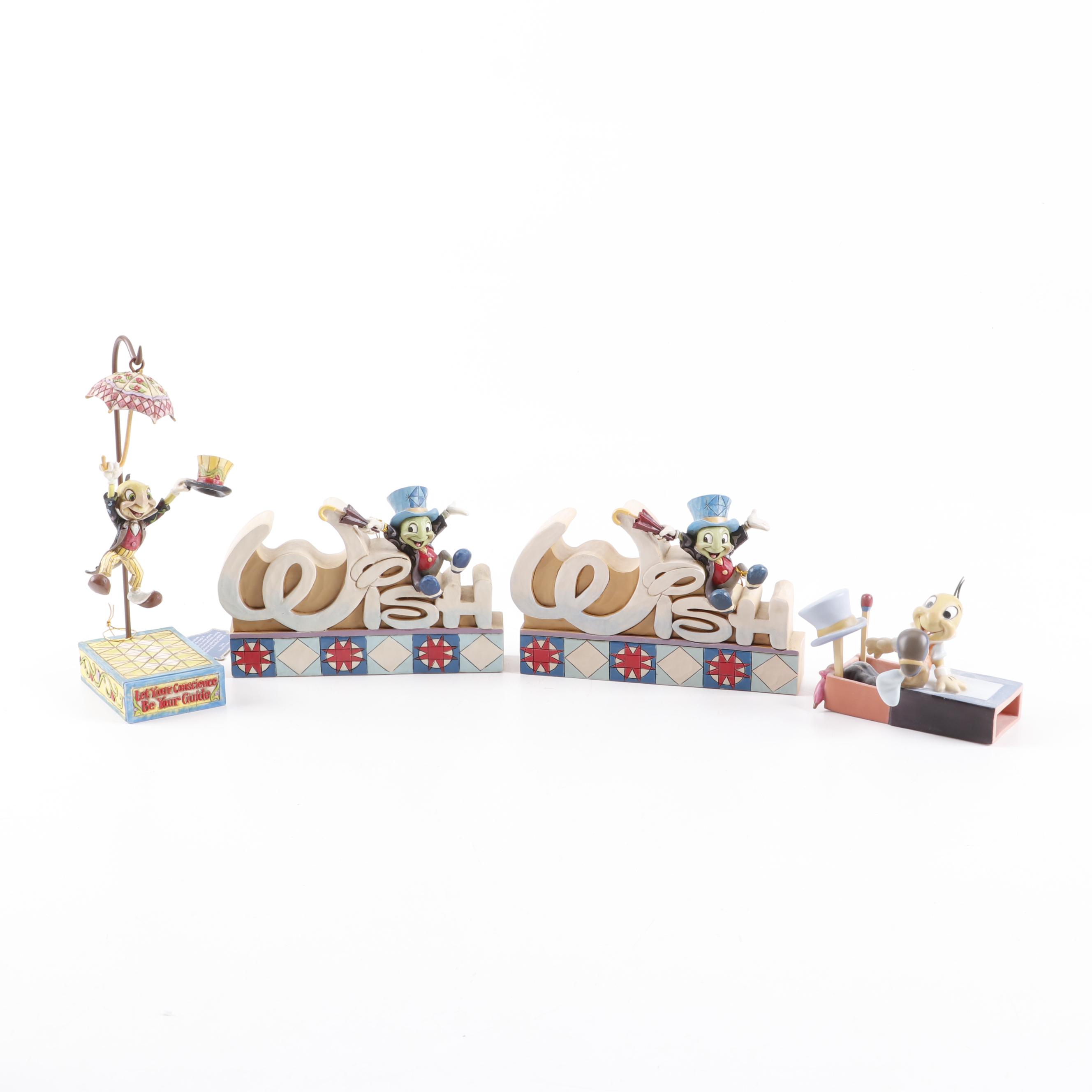 Walt Disney Jiminy Cricket Figurines from "Pinocchio"