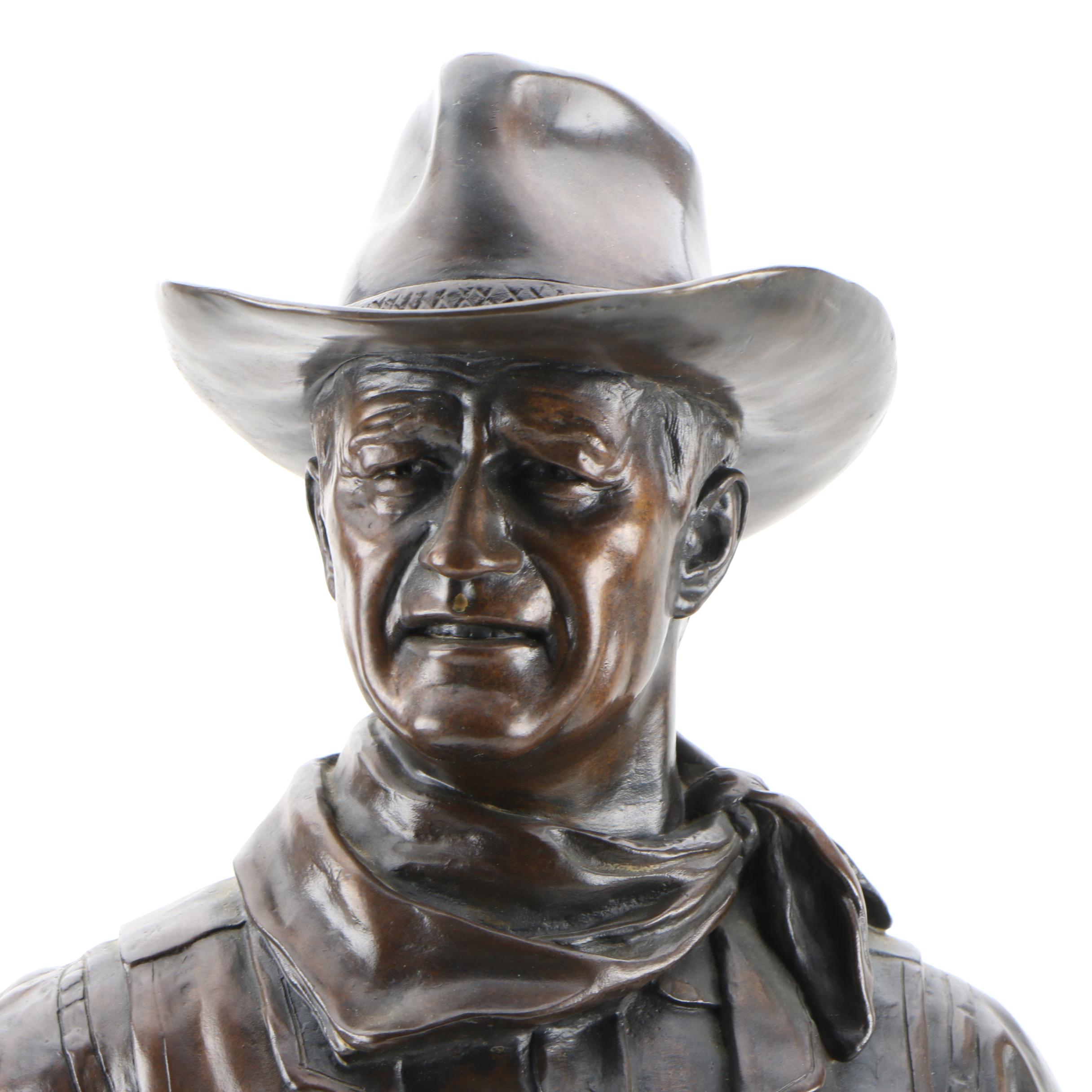 Jesse Corsaut Limited Edition Sculpture of John Wayne "Red River"