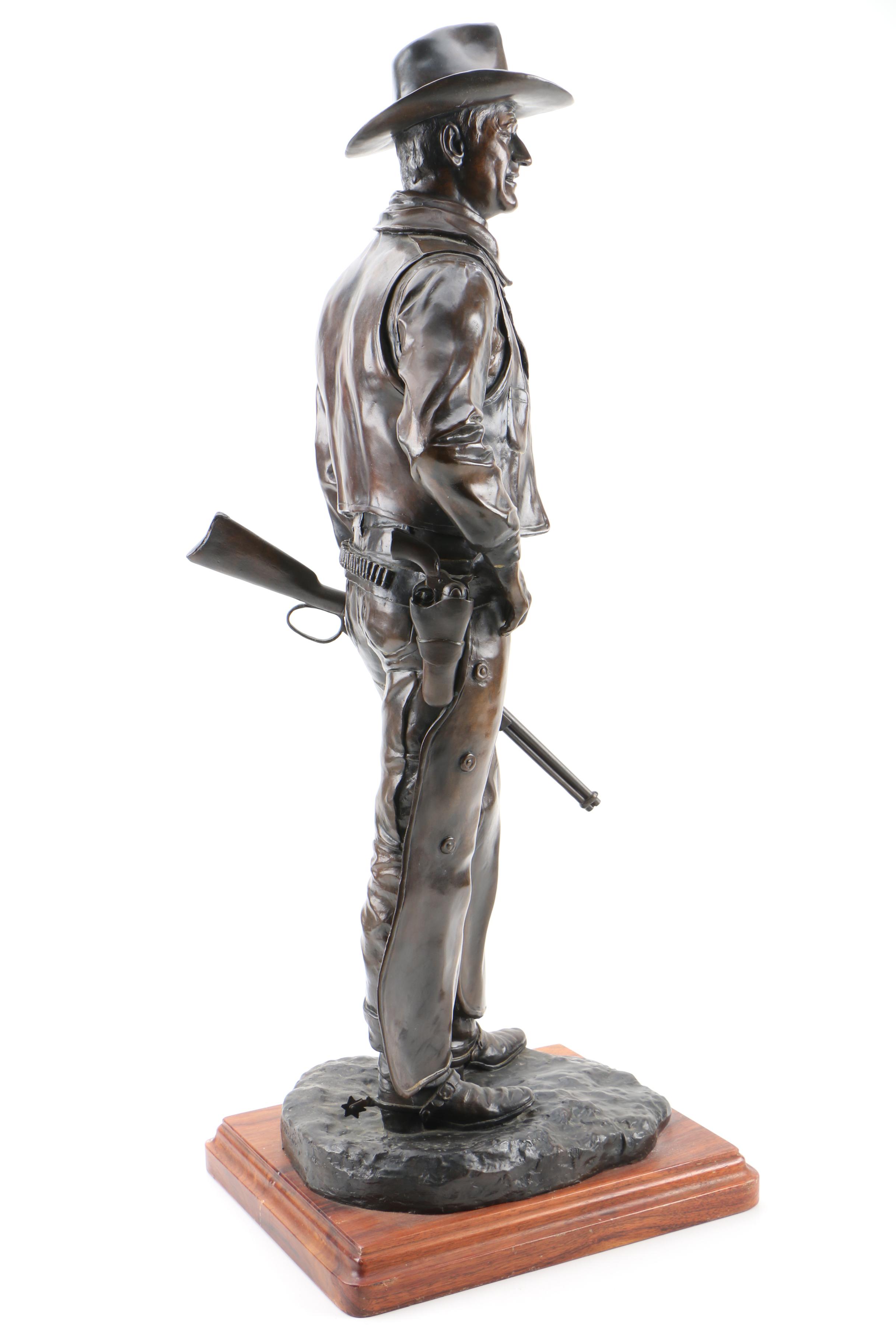 Jesse Corsaut Limited Edition Sculpture of John Wayne "Red River"