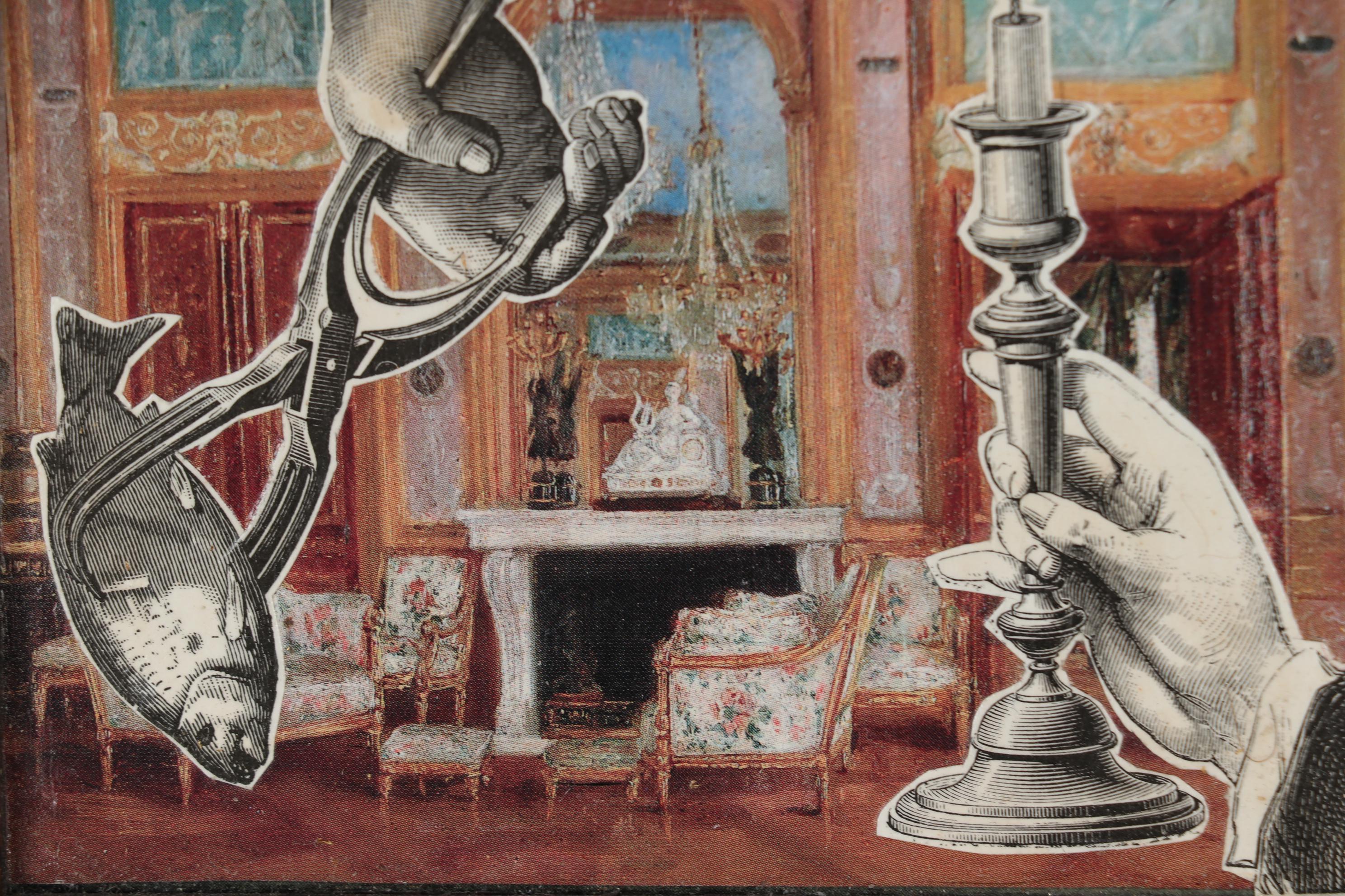 Alice Balterman Paper Collage "La Chambre"