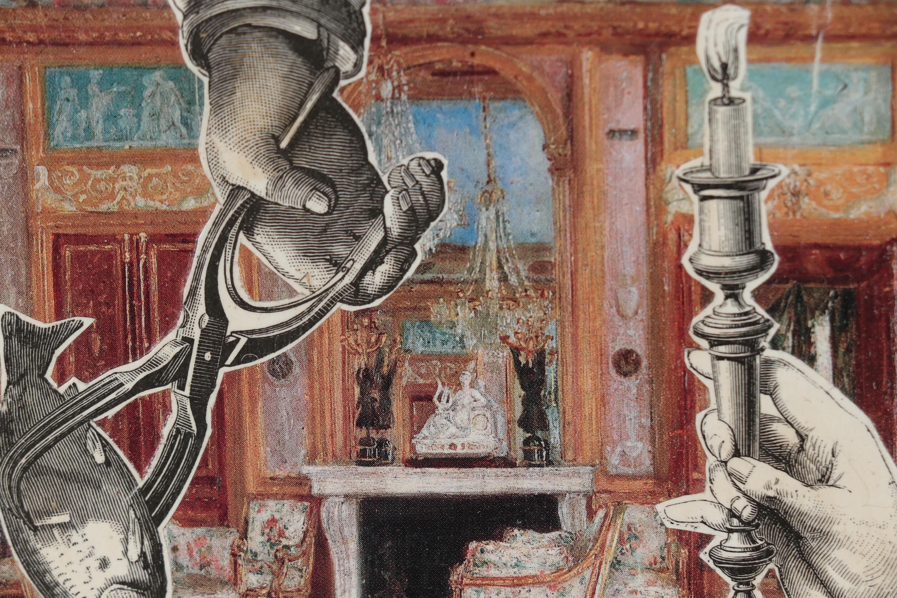 Alice Balterman Paper Collage "La Chambre"
