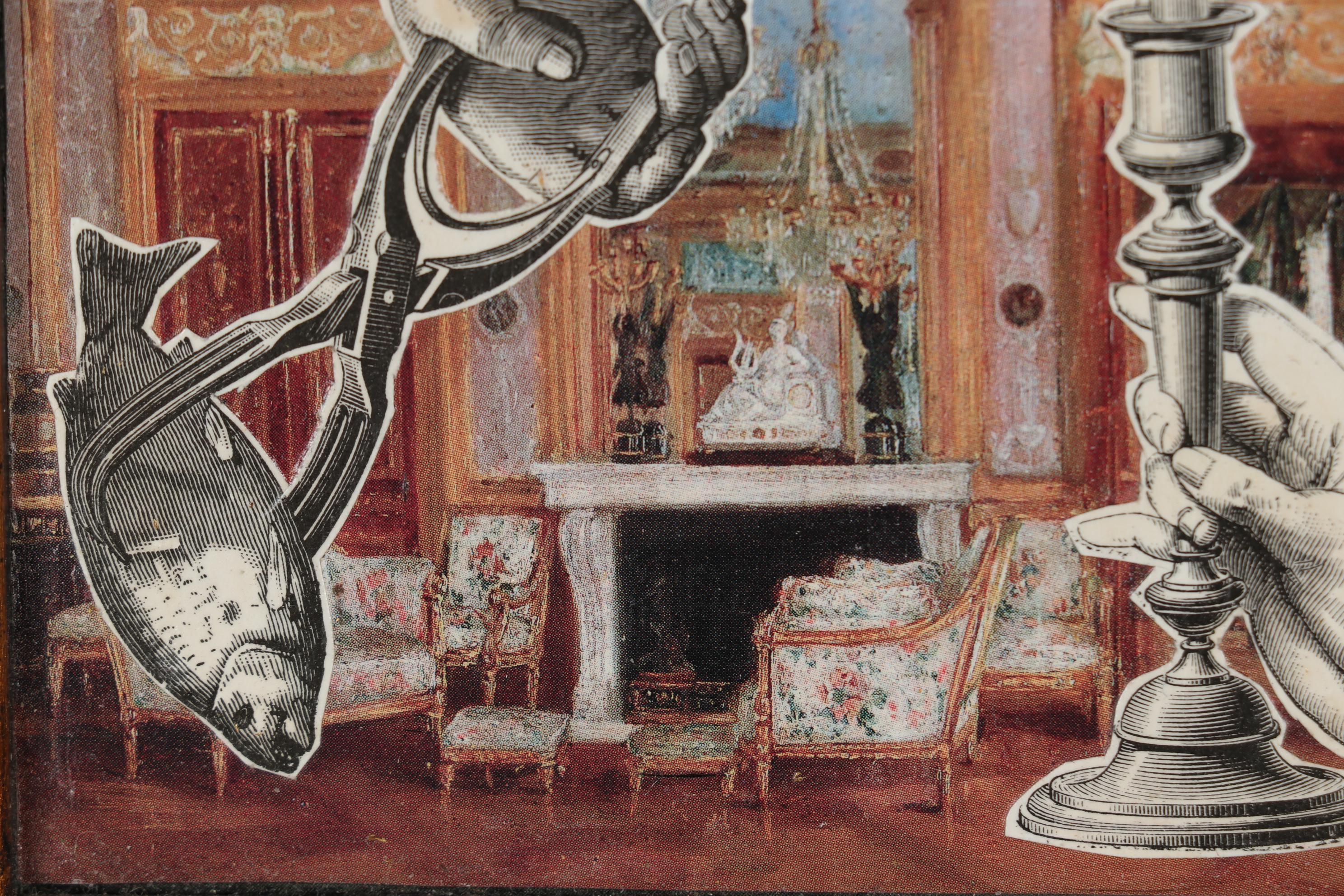 Alice Balterman Paper Collage "La Chambre"