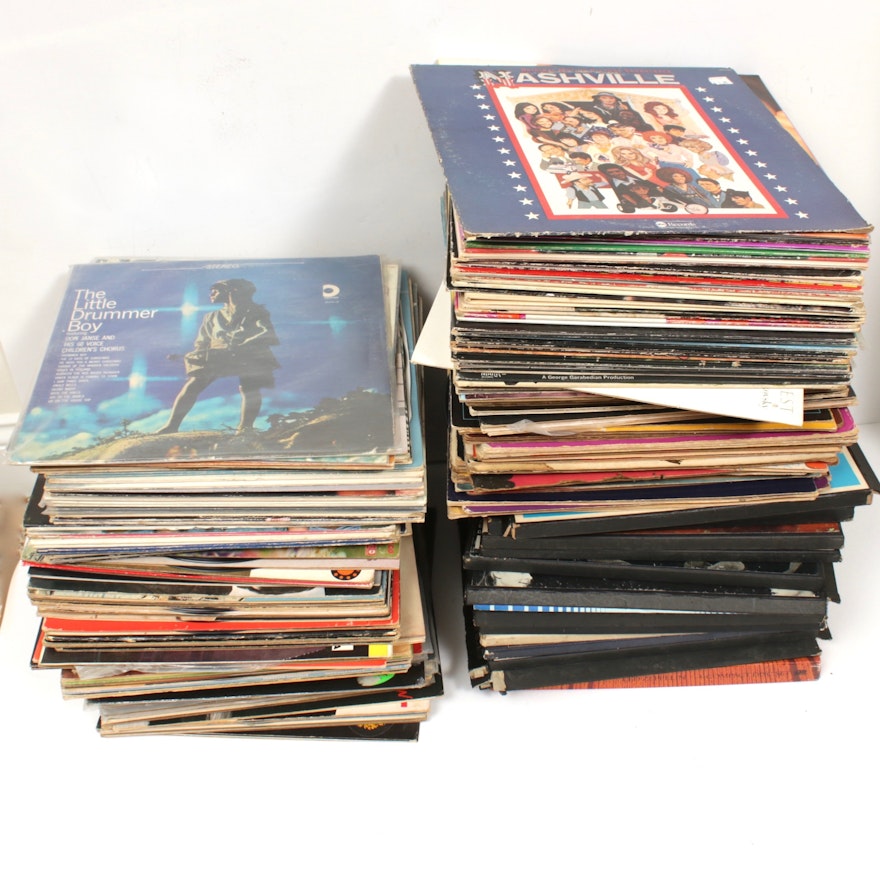 Vintage Records Including Broadway Musical Soundtracks and More