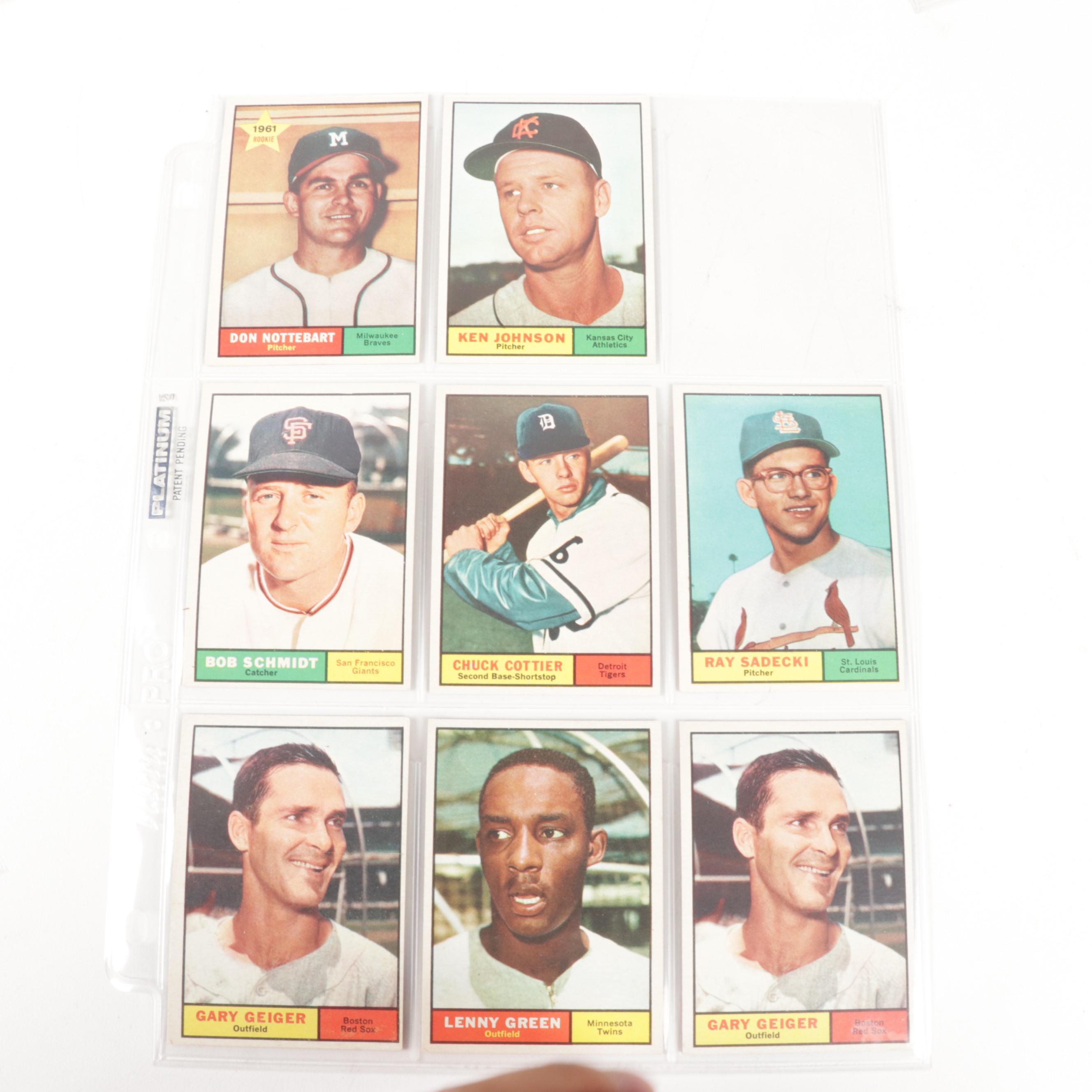 1961 Topps Baseball Cards