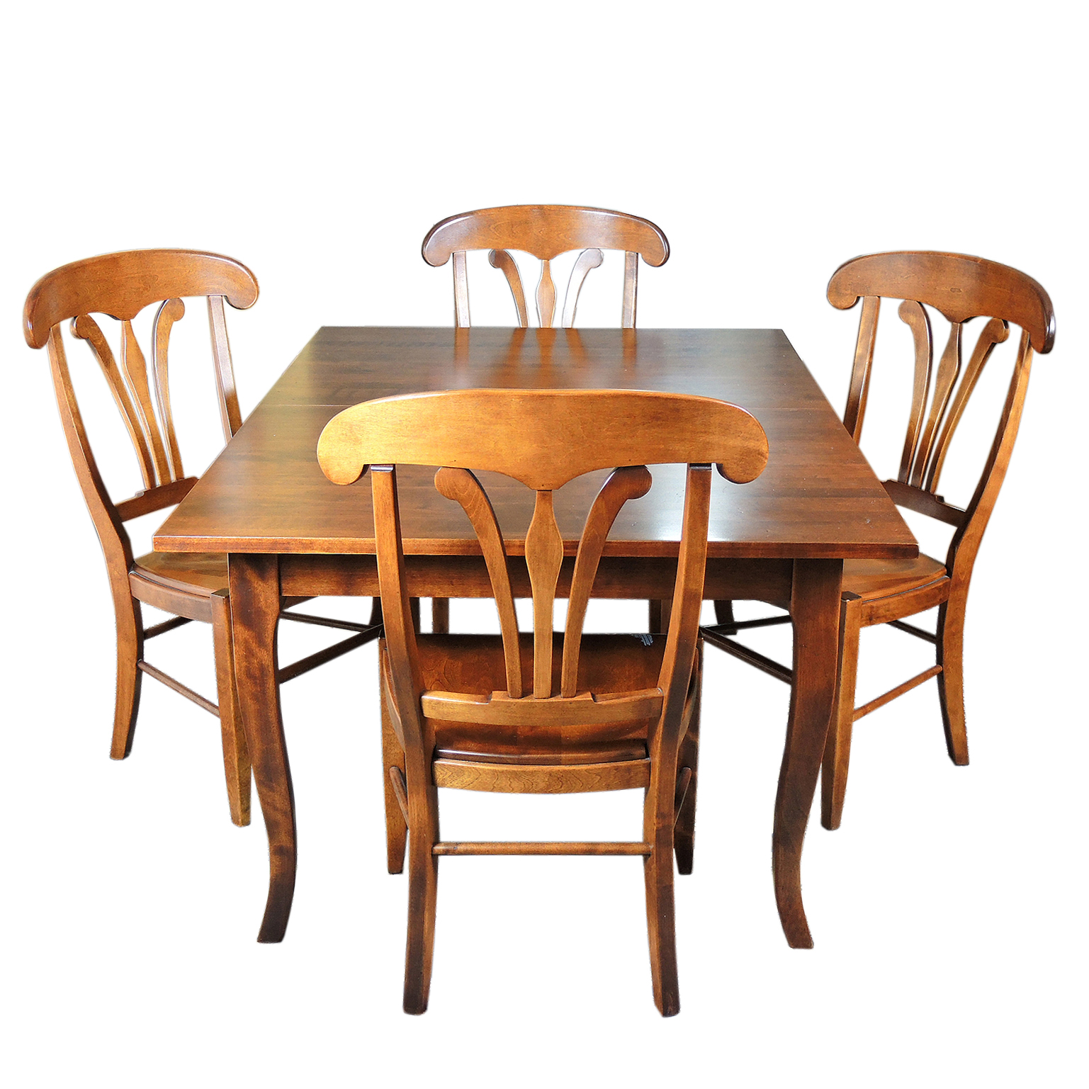 Nichols & Stone "Country Manor" Birch Dining Table and Chairs