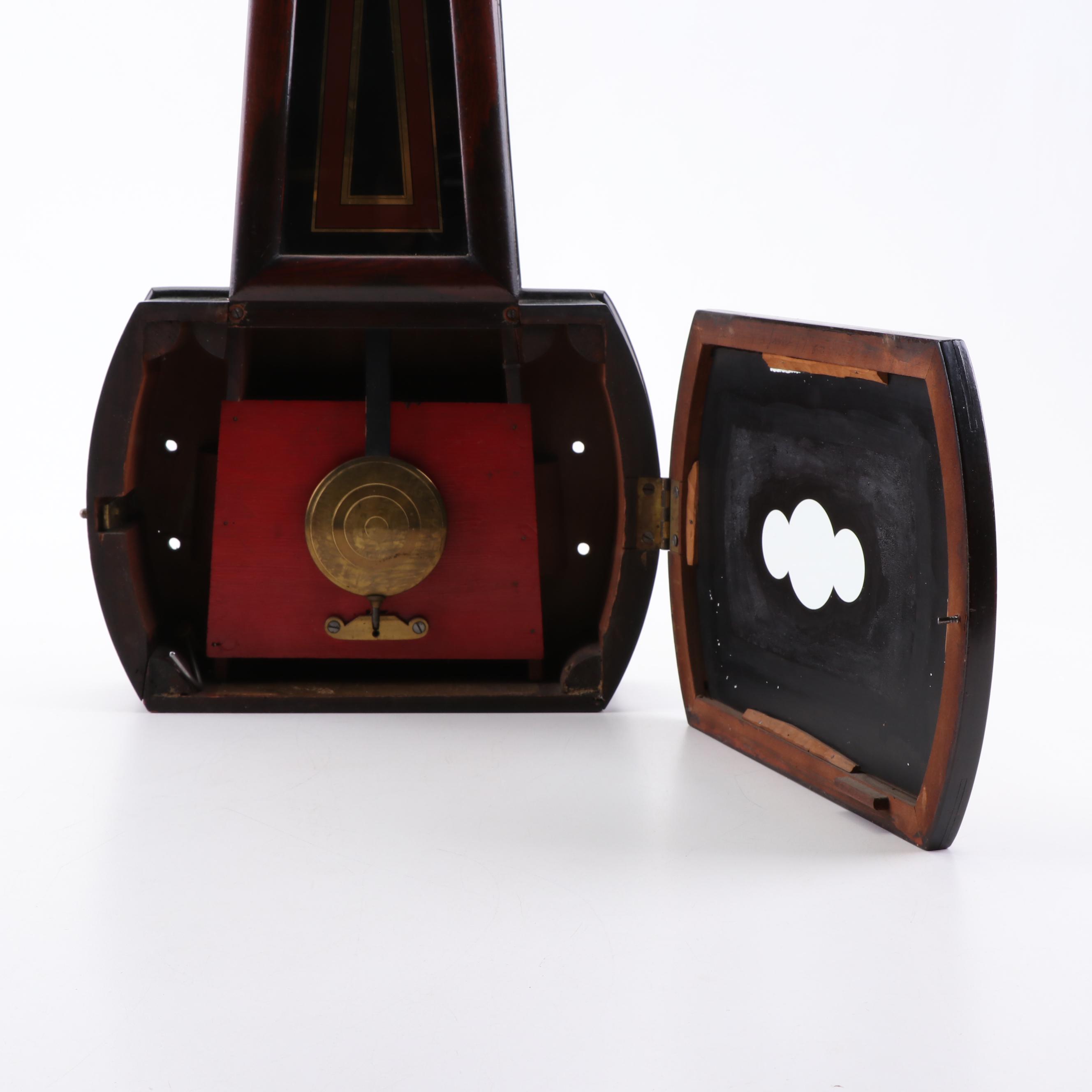 E. Howard & Co. Rosewood and Églomisé Banjo Clock, circa 1860
