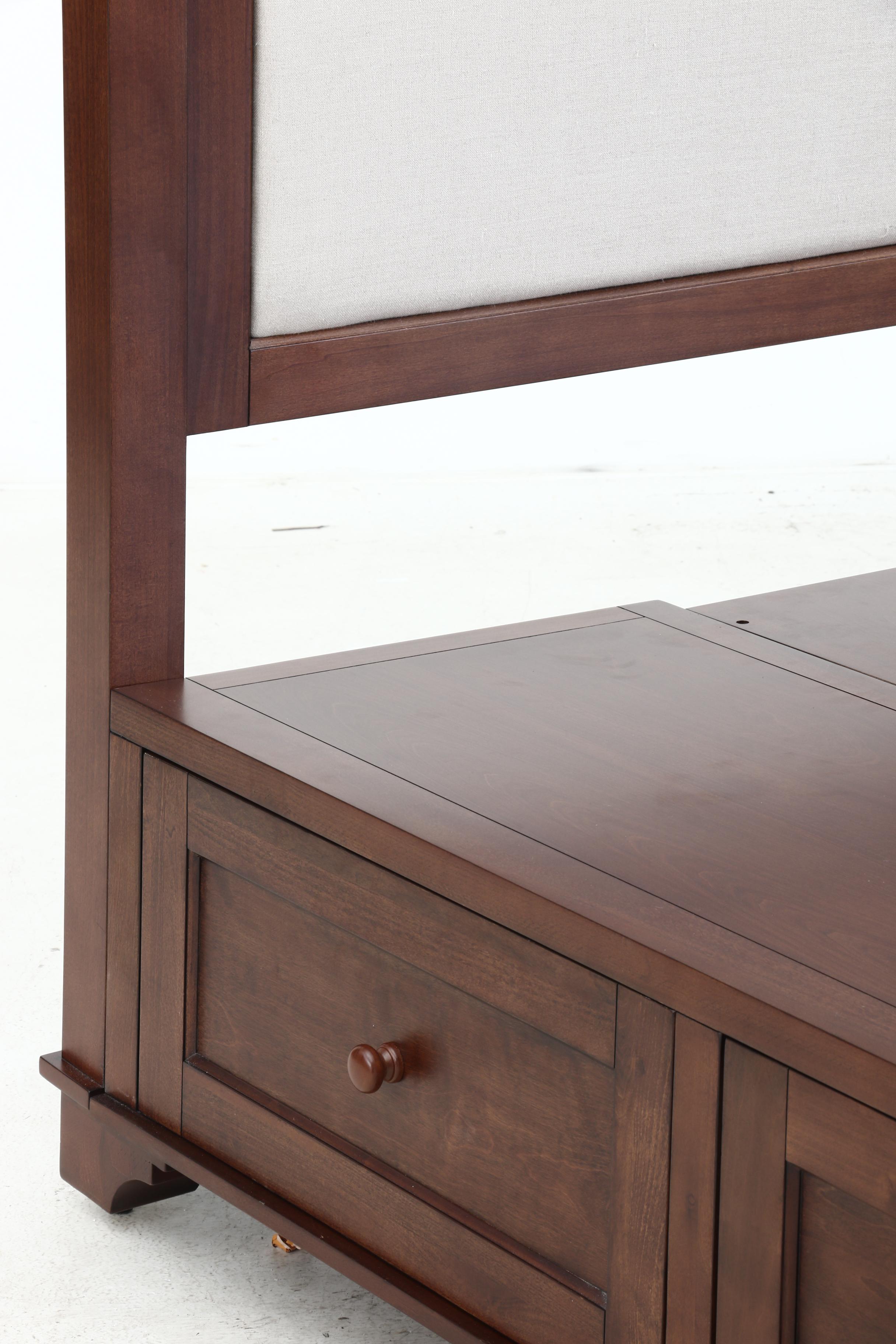 Pottery Barn "Cynthia" Queen Storage Bed