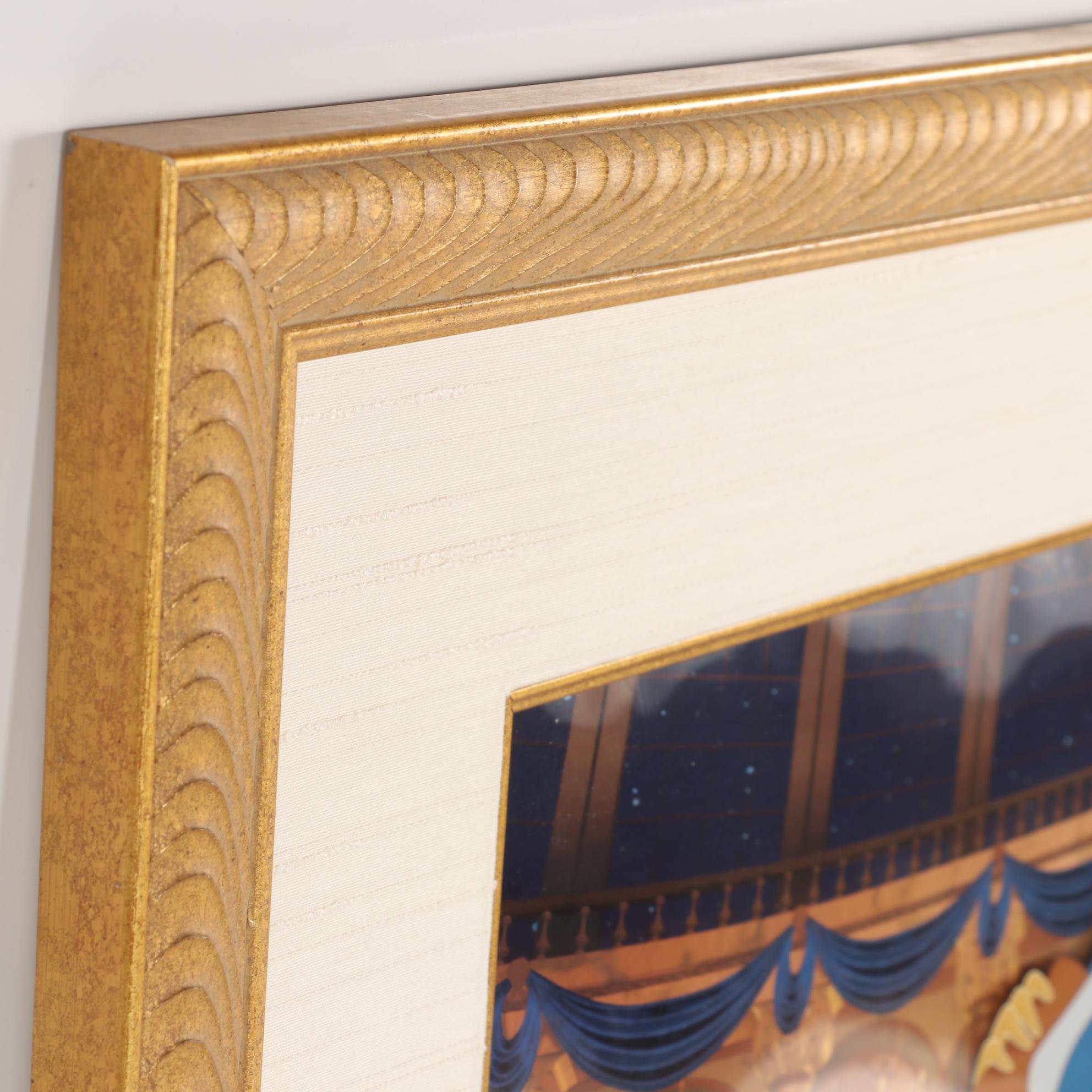 Disney "Beauty and the Beast" Hand Painted Animation Cel, 1993