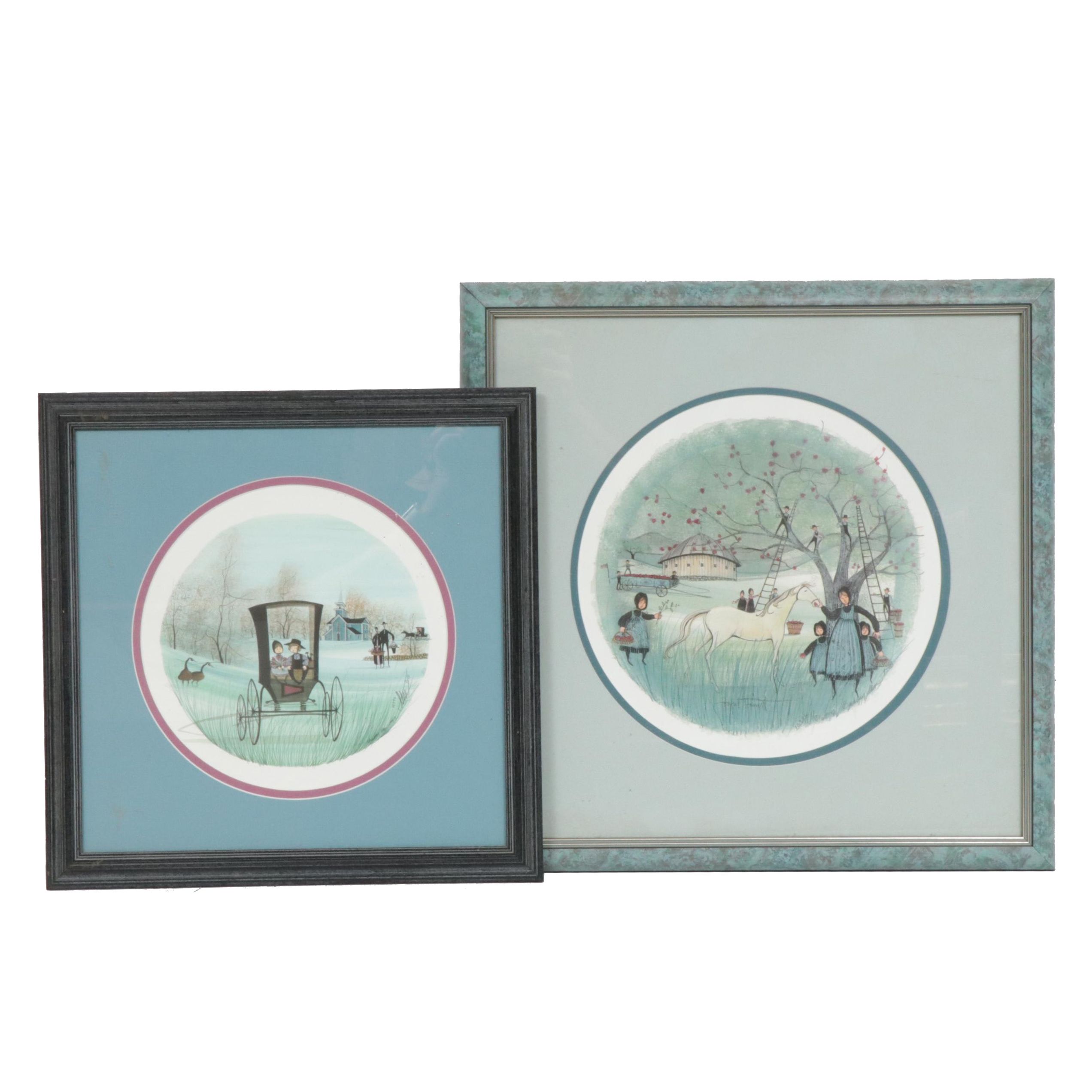 P. Buckley Moss Limited Edition Offset Lithograph Prints