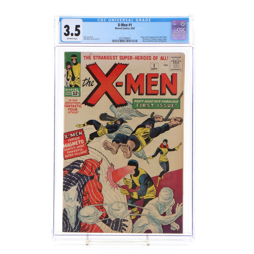 1963 Marvel "The X-Men" Issue #1, CGC Graded