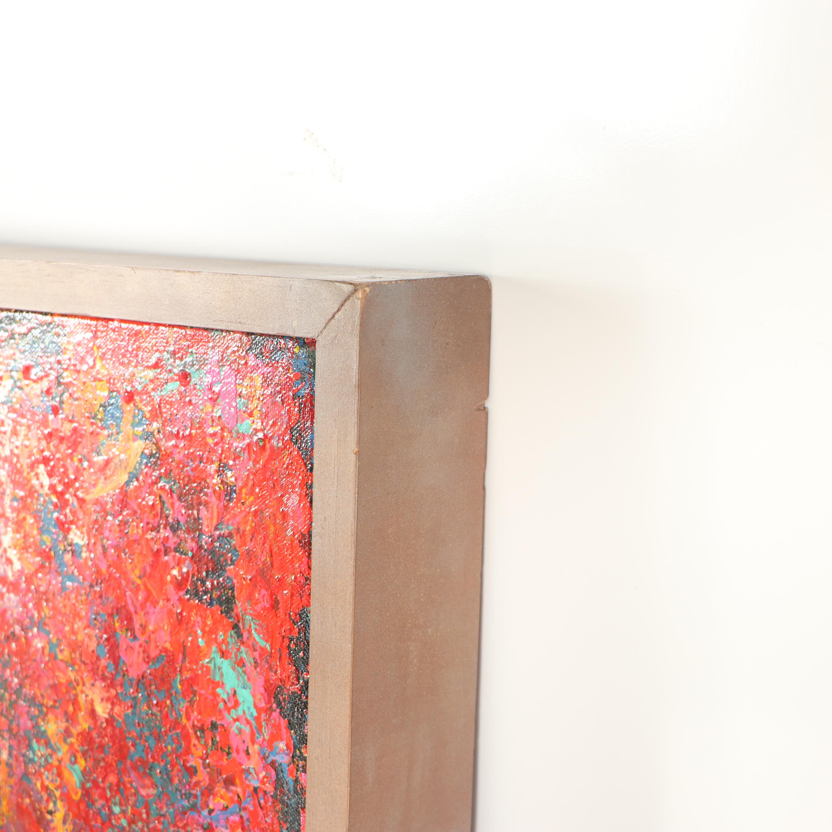 Orbedonna Abstract Acrylic Painting "Urban Forest"