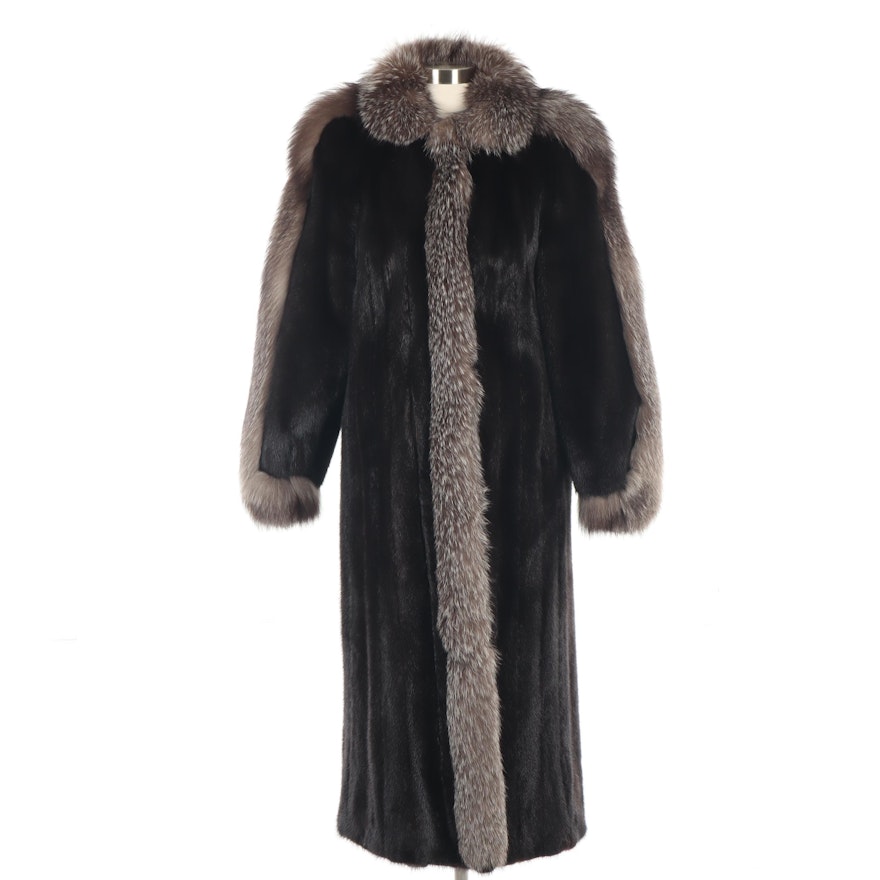 Mink and Raccoon Fur Full-Length Coat from Alper-Richman Furs of Chicago