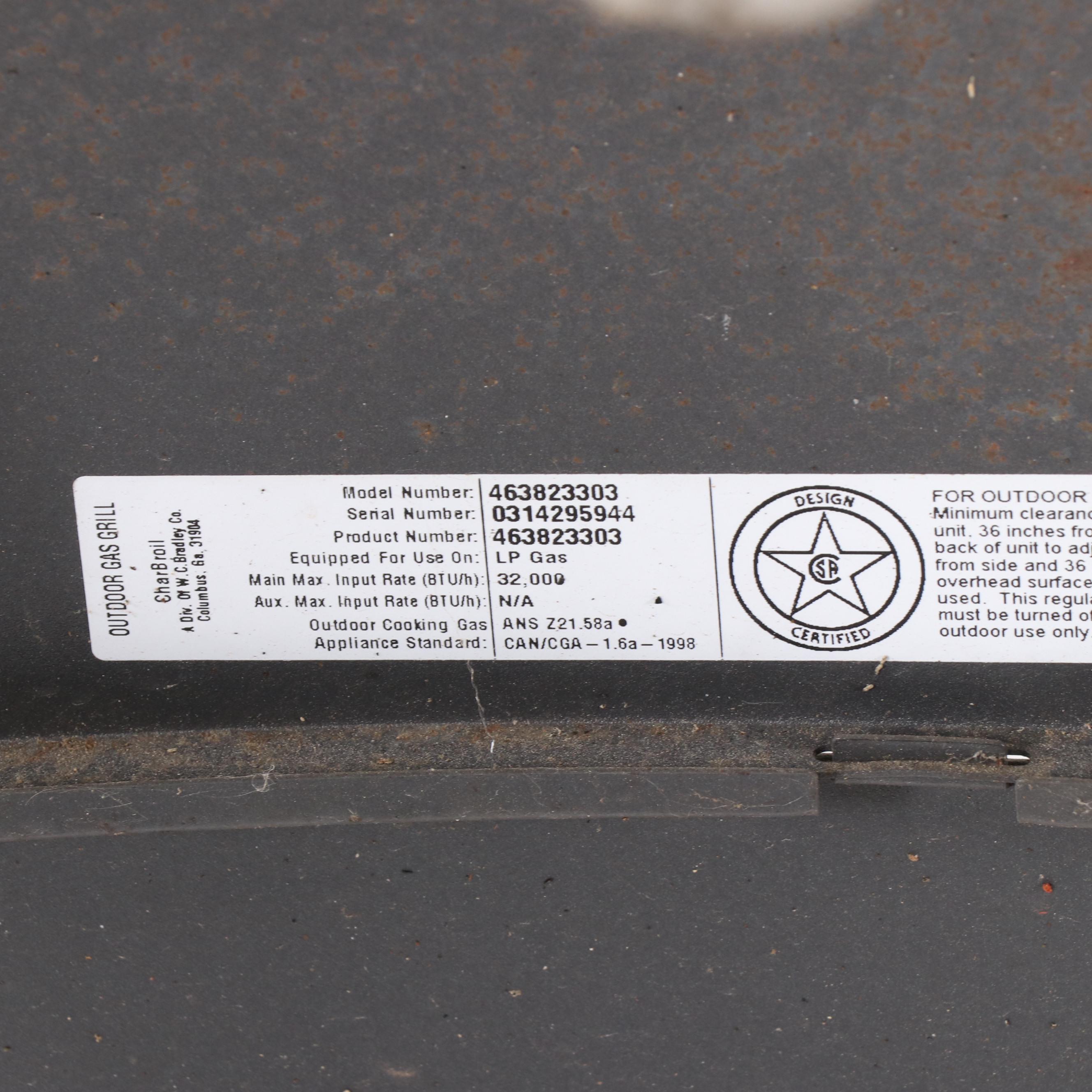 The Big Easy Char-Broil Natural Gas Grill