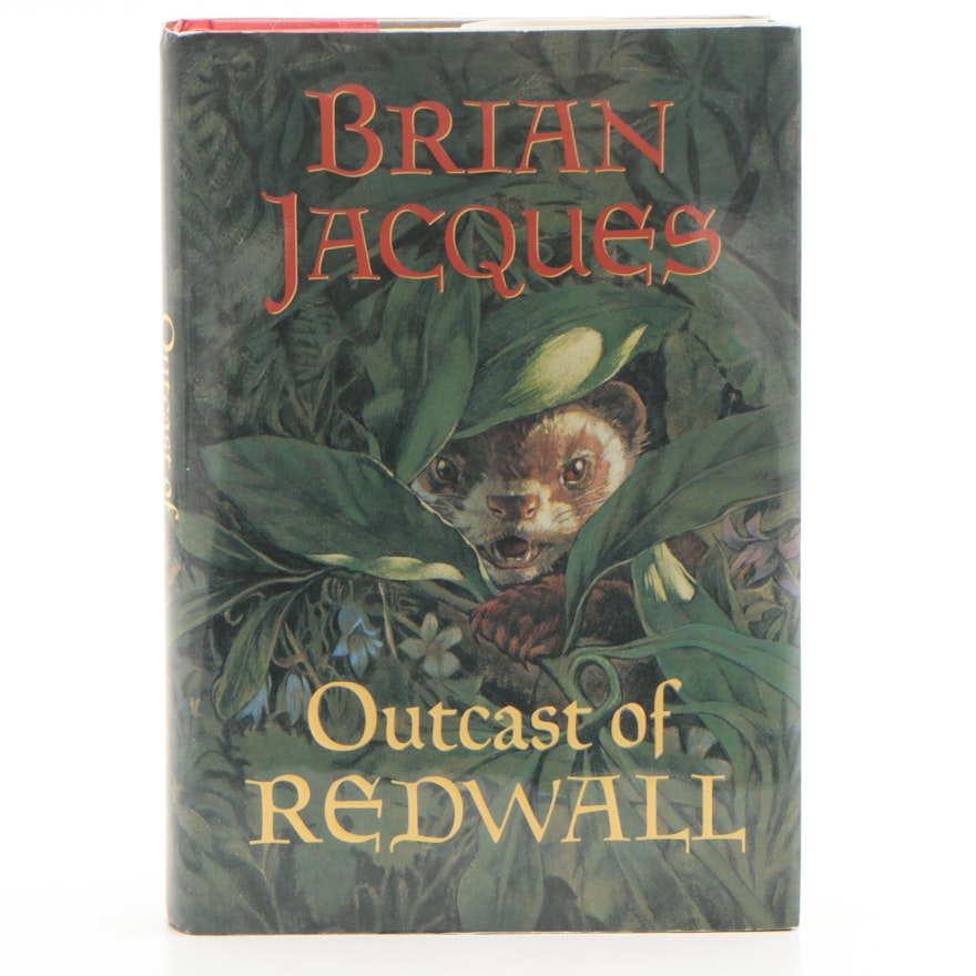 Signed First American Edition "Outcast of Redwall" by Brian Jacques
