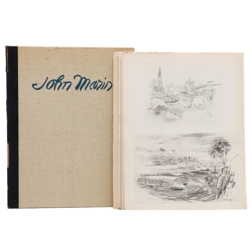 John Marin Limited Edition Portfolio "John Marin: Drawings and Watercolors"