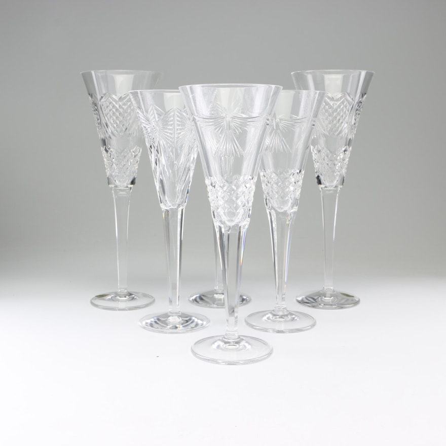 Waterford Crystal "Millennium Collection" Champagne Flutes