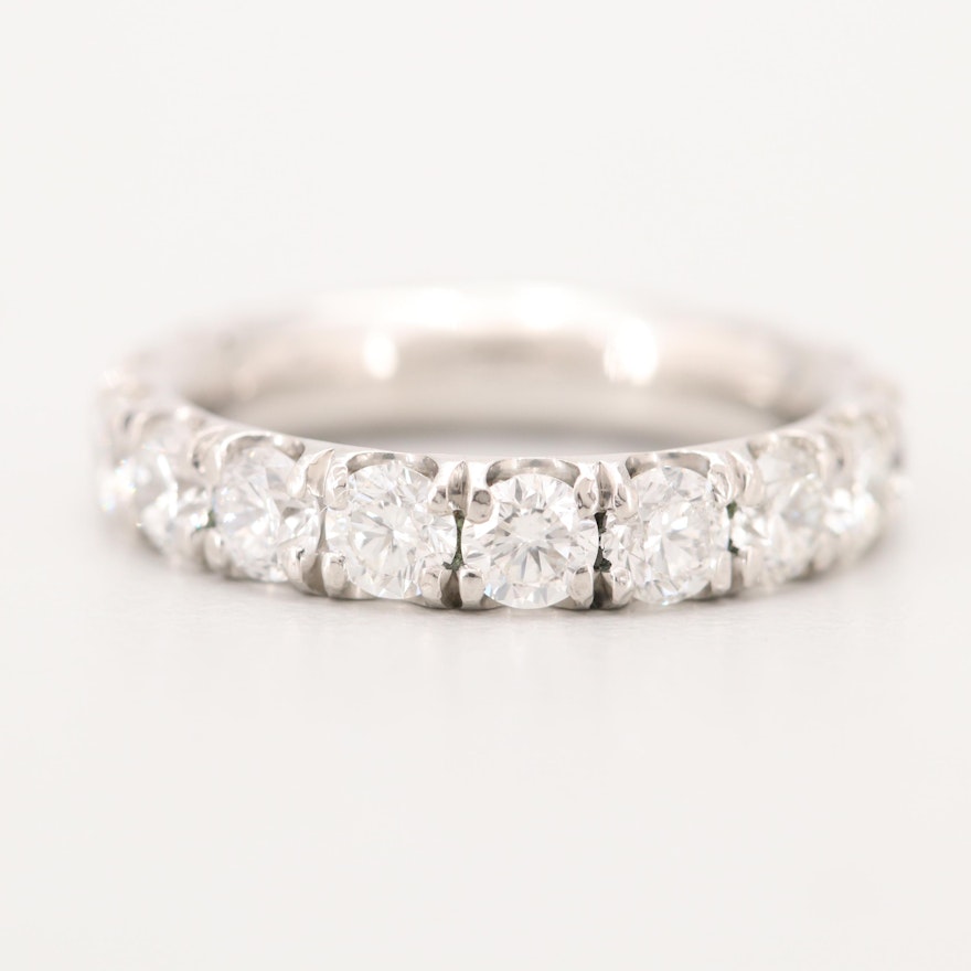 Platinum 3.00 CTW Diamond Eternity Band