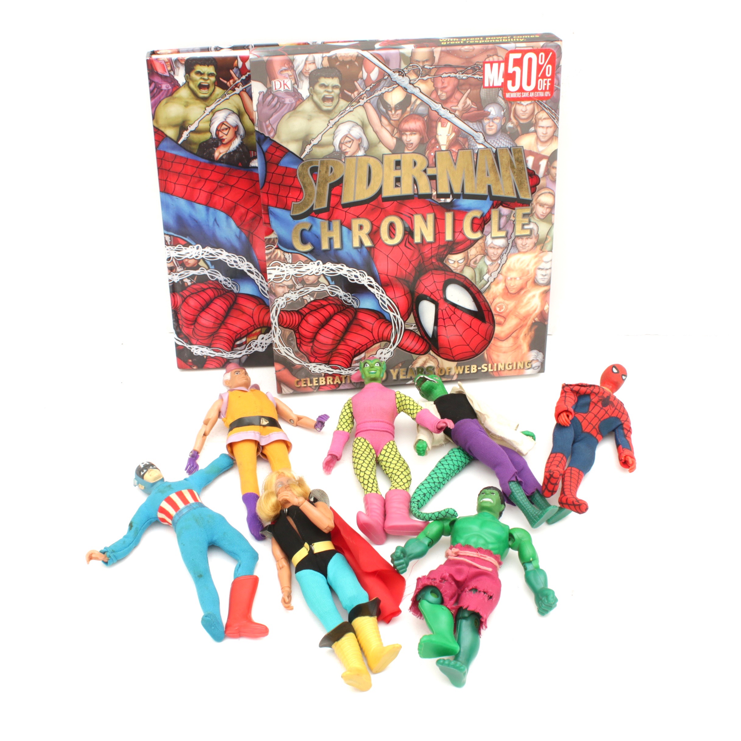 Mego Marvel 1970s Action Figures Including Avengers