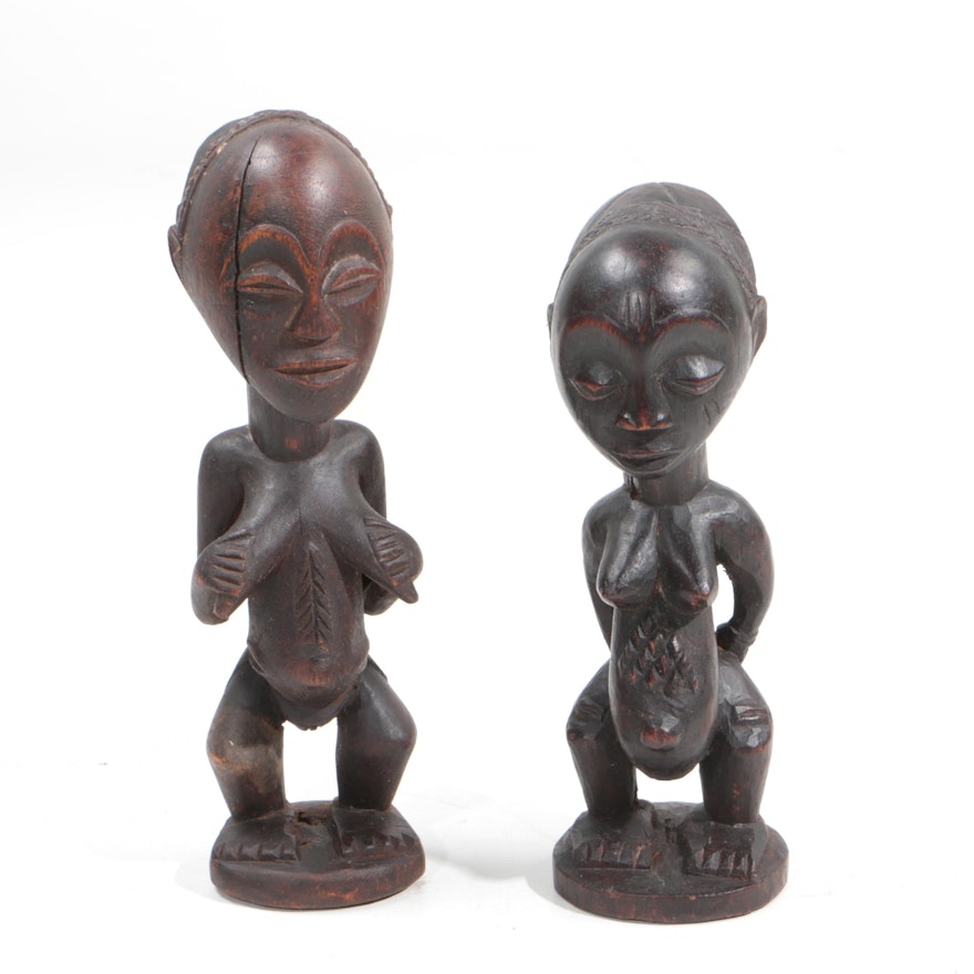 Wooden Luba Style Figures