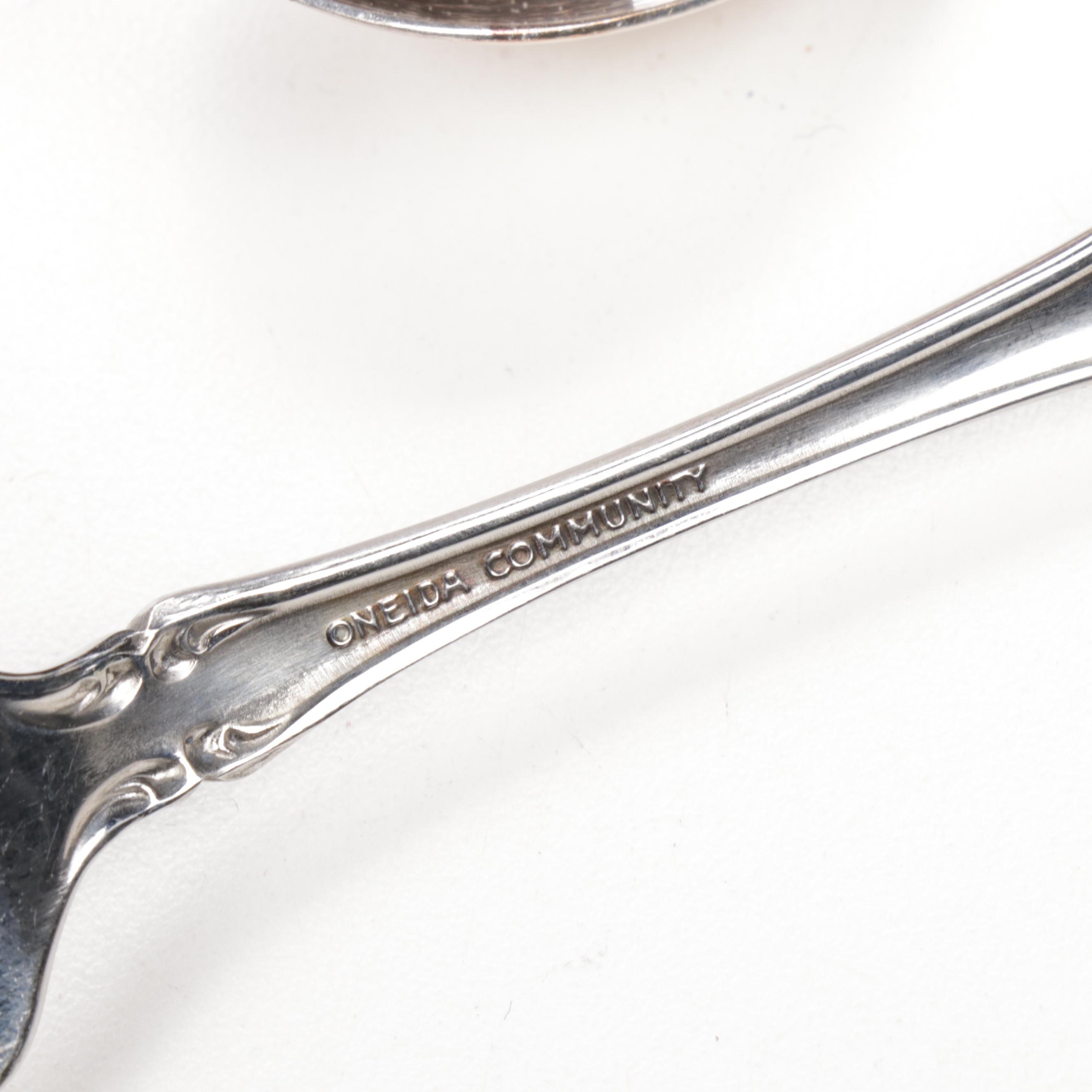 Holmes & Edwards "Lovely Lady" Inlaid Silver Plate Flatware