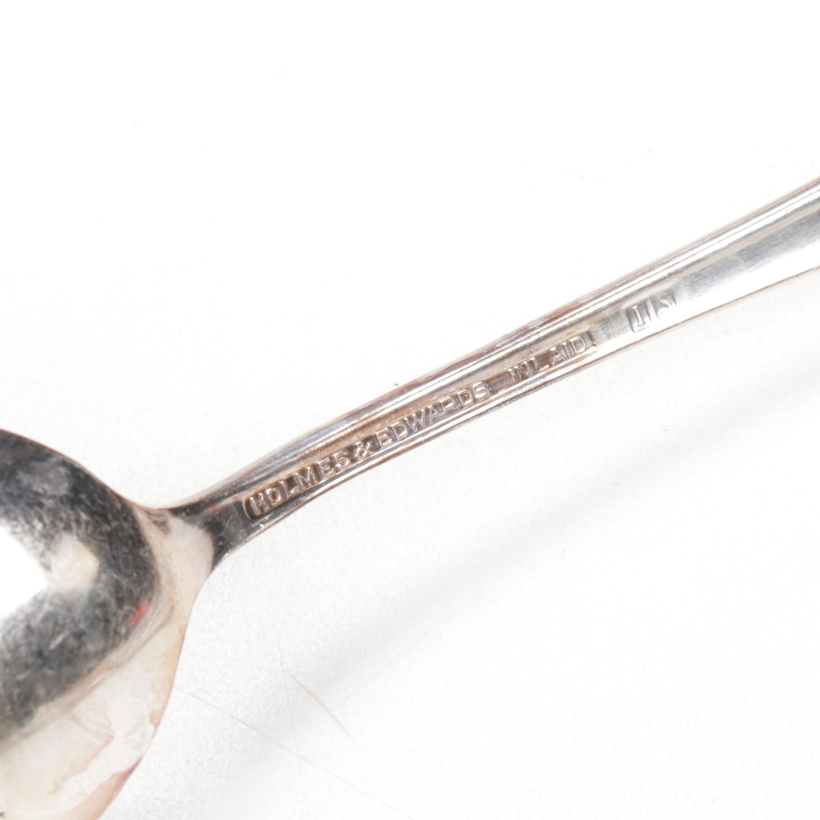 Holmes & Edwards "Lovely Lady" Inlaid Silver Plate Flatware