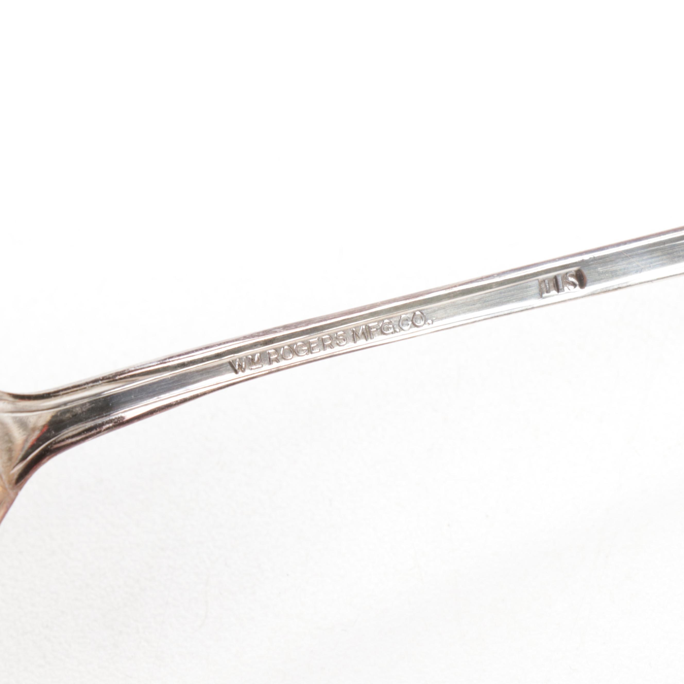 Holmes & Edwards "Lovely Lady" Inlaid Silver Plate Flatware