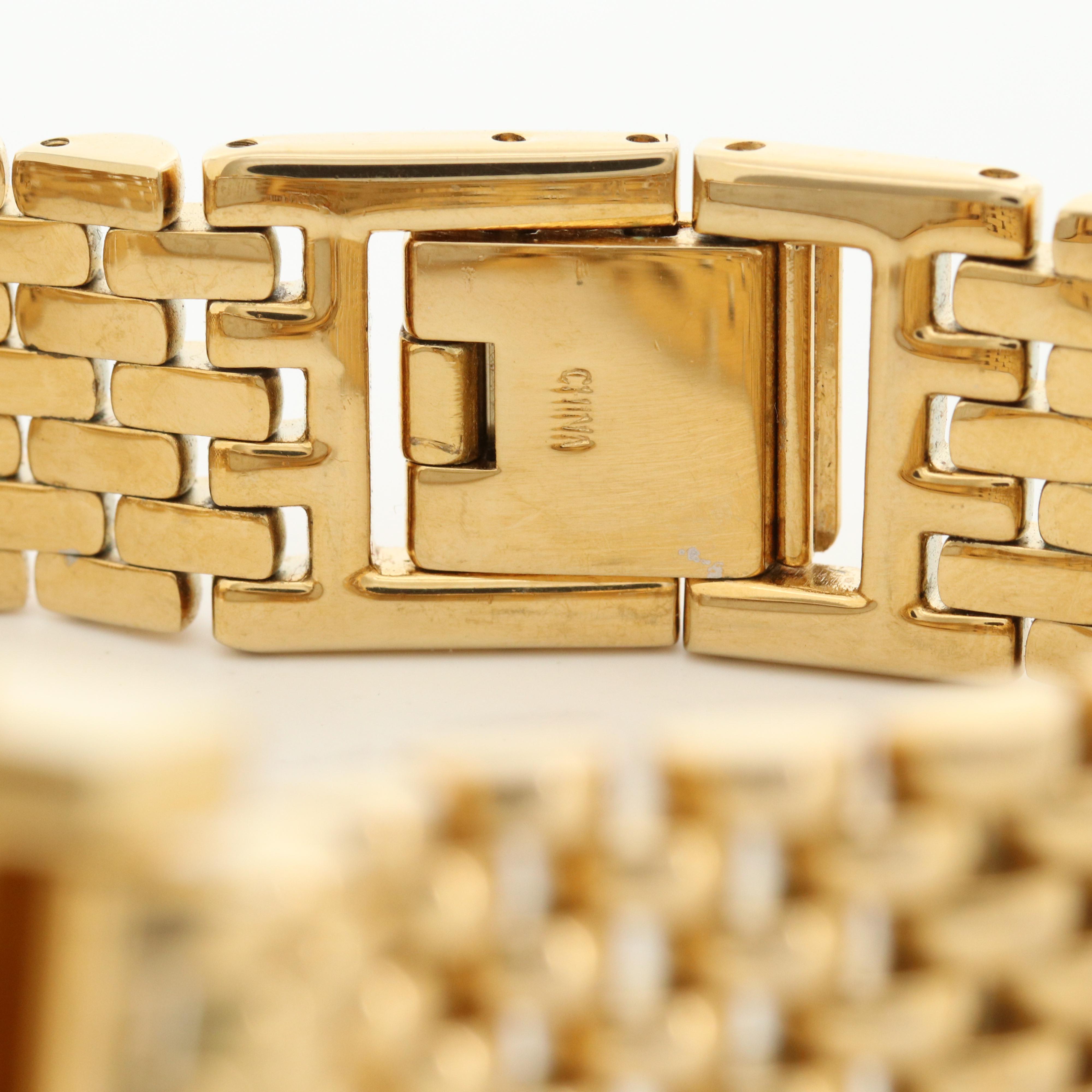 Croton Gold Ingot Dial Quartz Watch