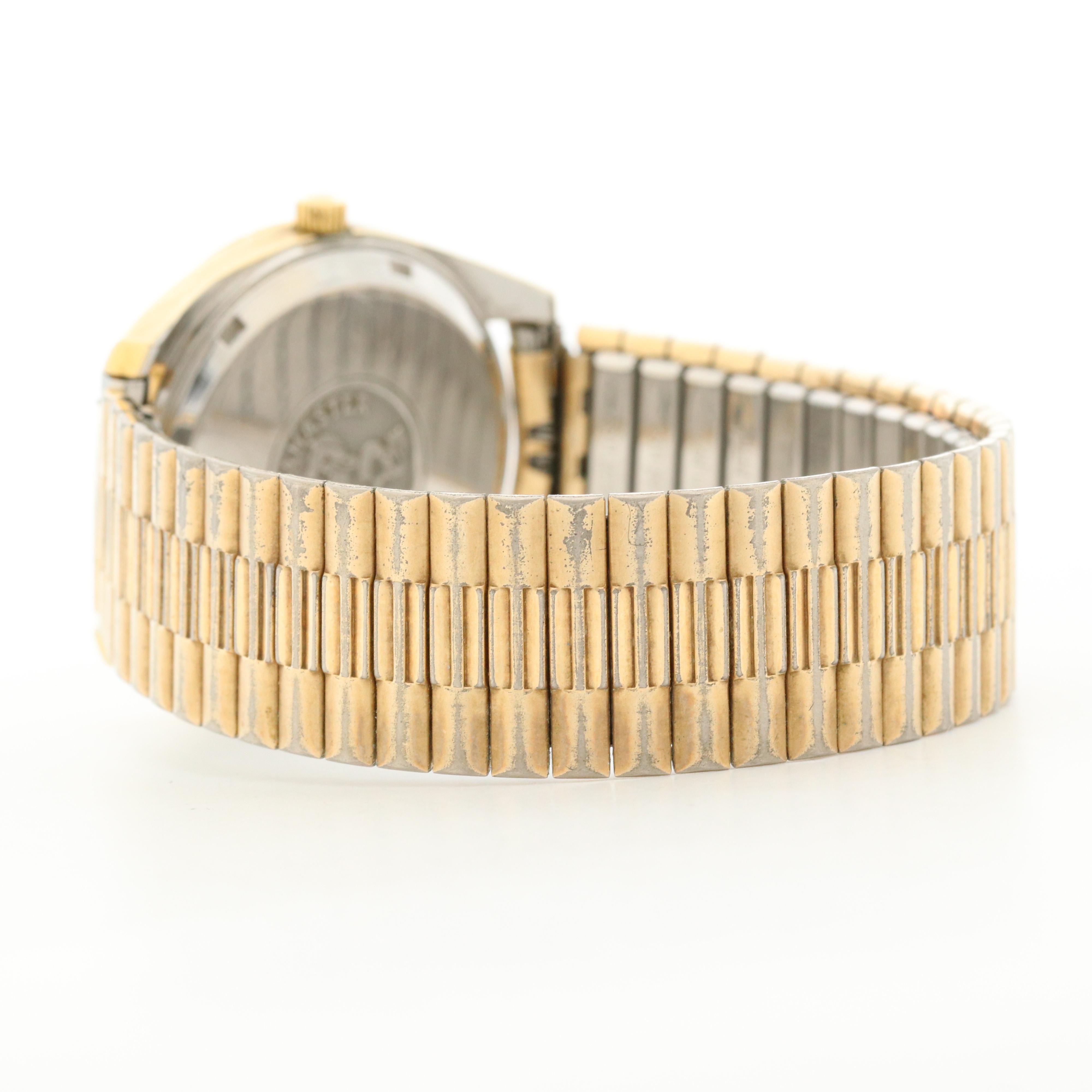 Vintage Omega Seamaster Gold Tone Tuning Fork Electric Watch, Circa 1970