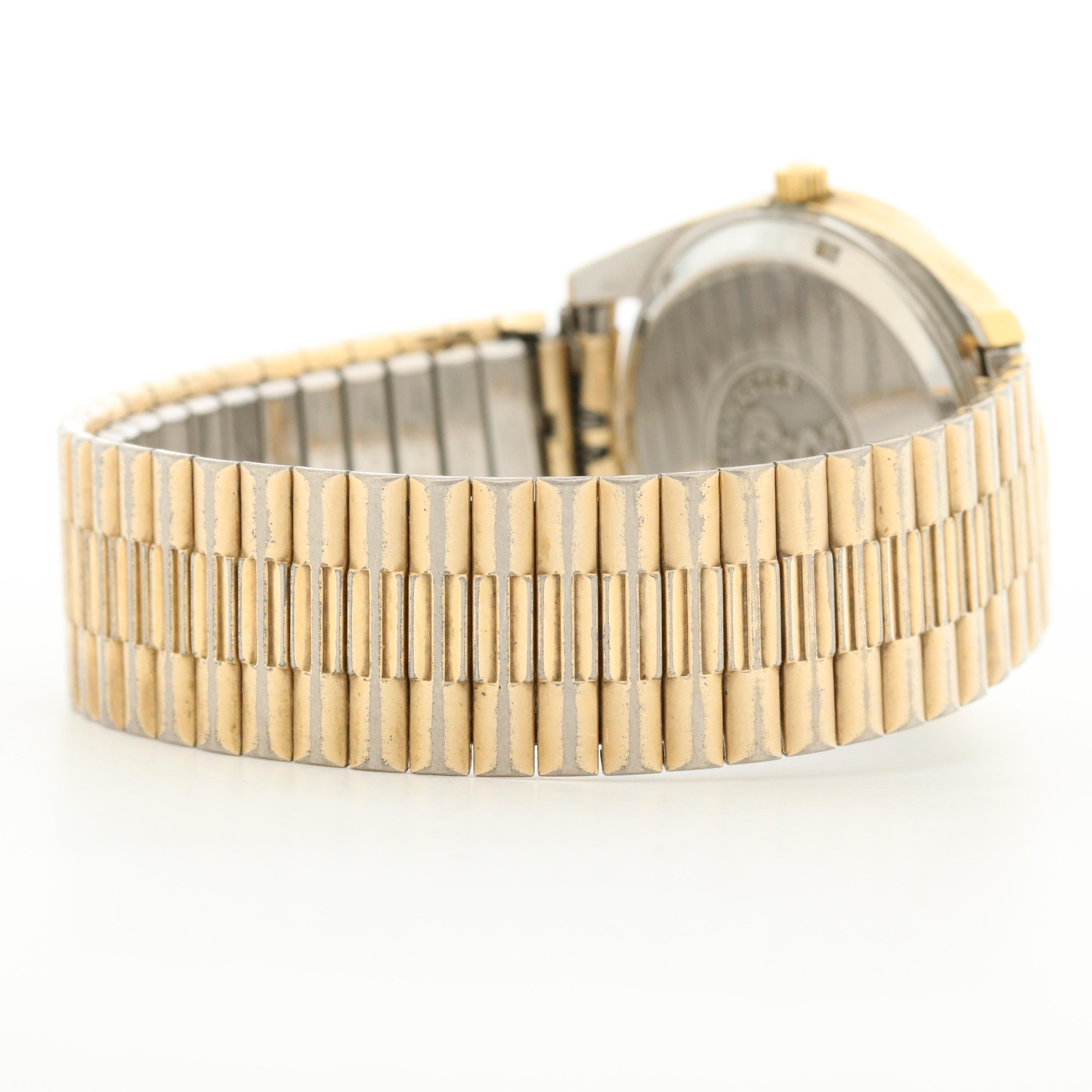 Vintage Omega Seamaster Gold Tone Tuning Fork Electric Watch, Circa 1970