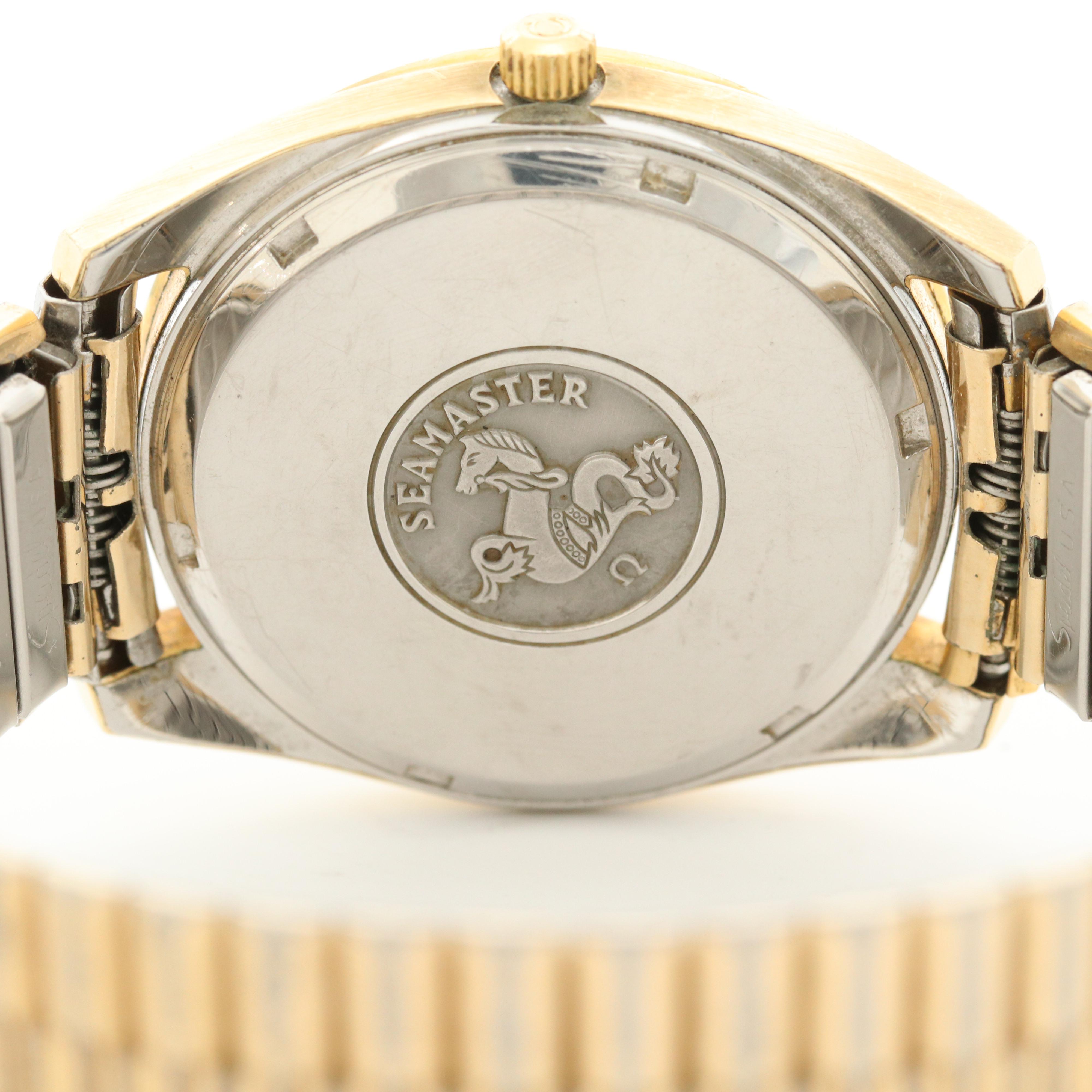 Vintage Omega Seamaster Gold Tone Tuning Fork Electric Watch, Circa 1970