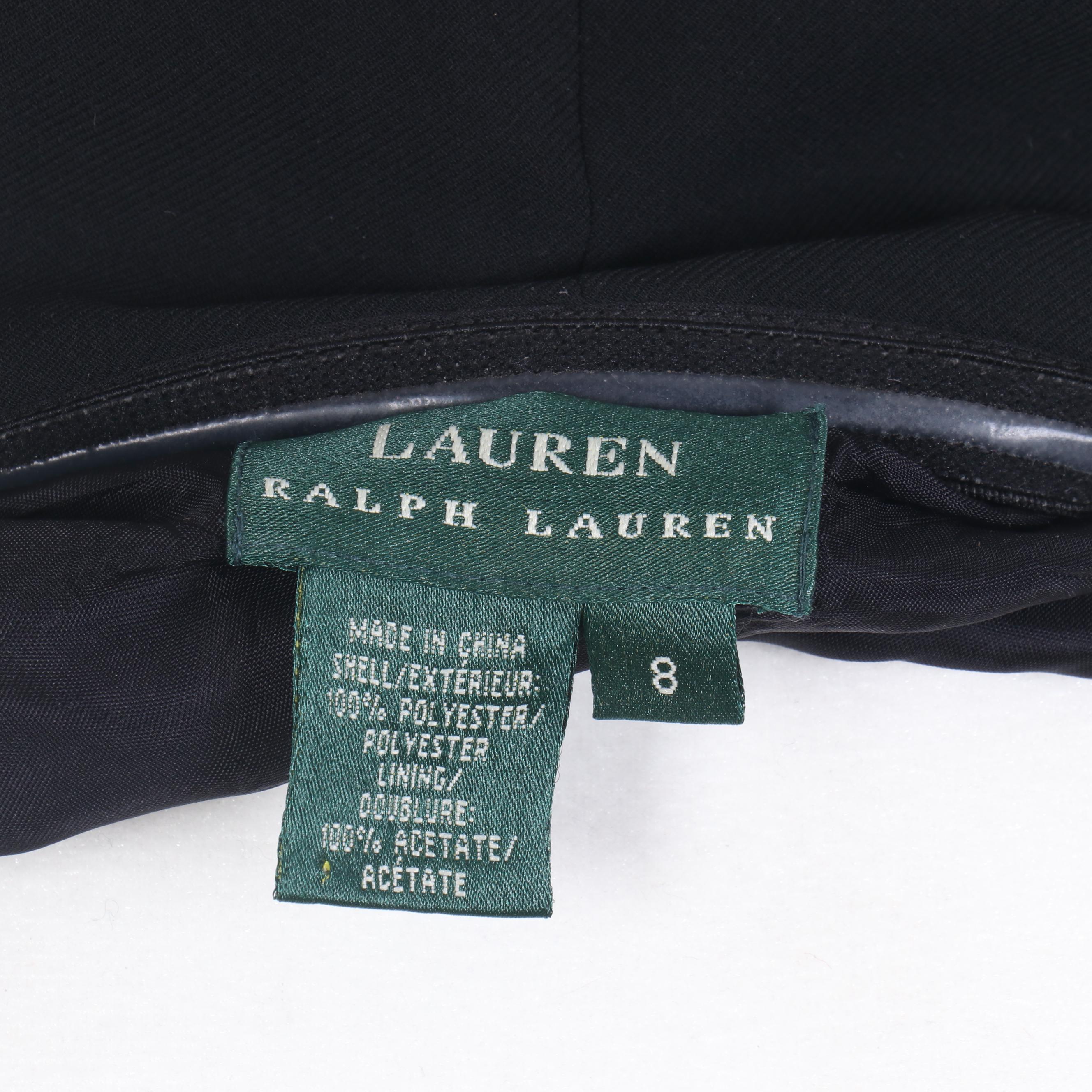Lauren Ralph Lauren Evening Dress and Barry Bricken Lamb Leather Pants and Belt