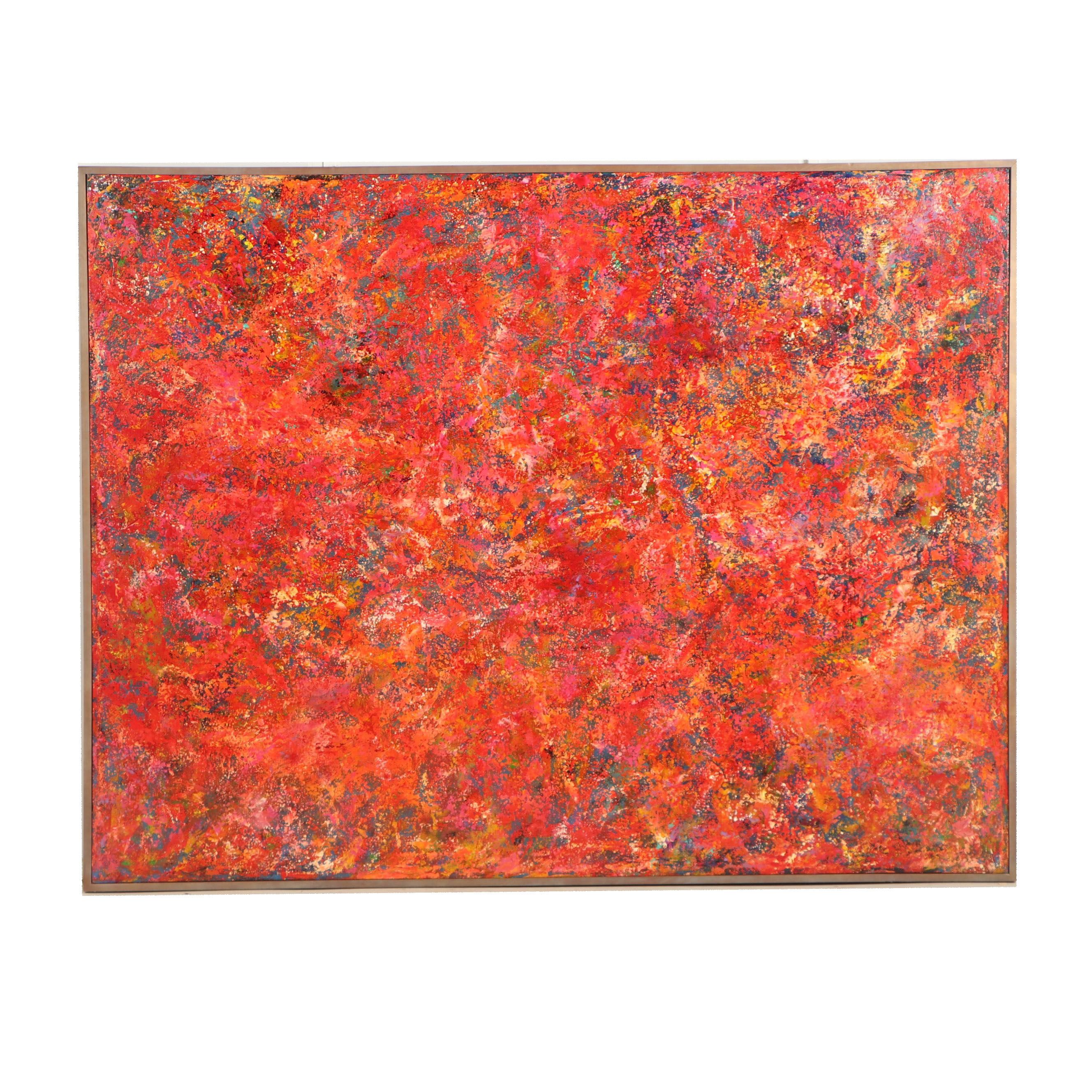 Orbedonna Abstract Acrylic Painting "Urban Forest"