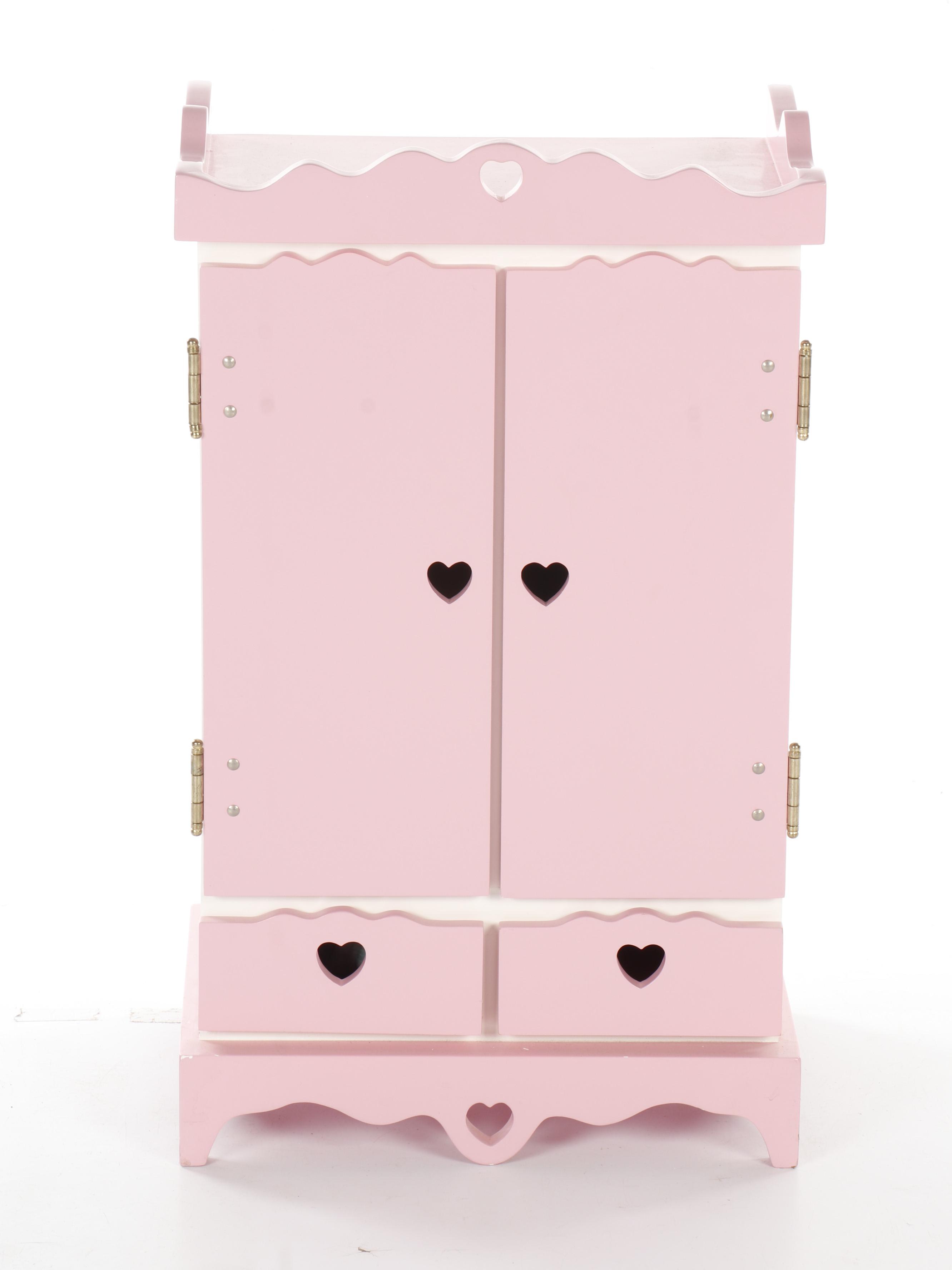 American Girl Doll Wardrobe, 3-in-1 Bedroom Wardrobe and Accessories