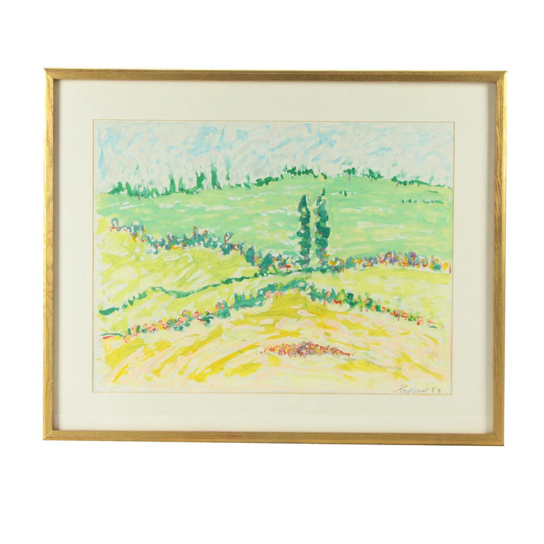 Jean-Marie Toulgouat Landscape Oil Painting