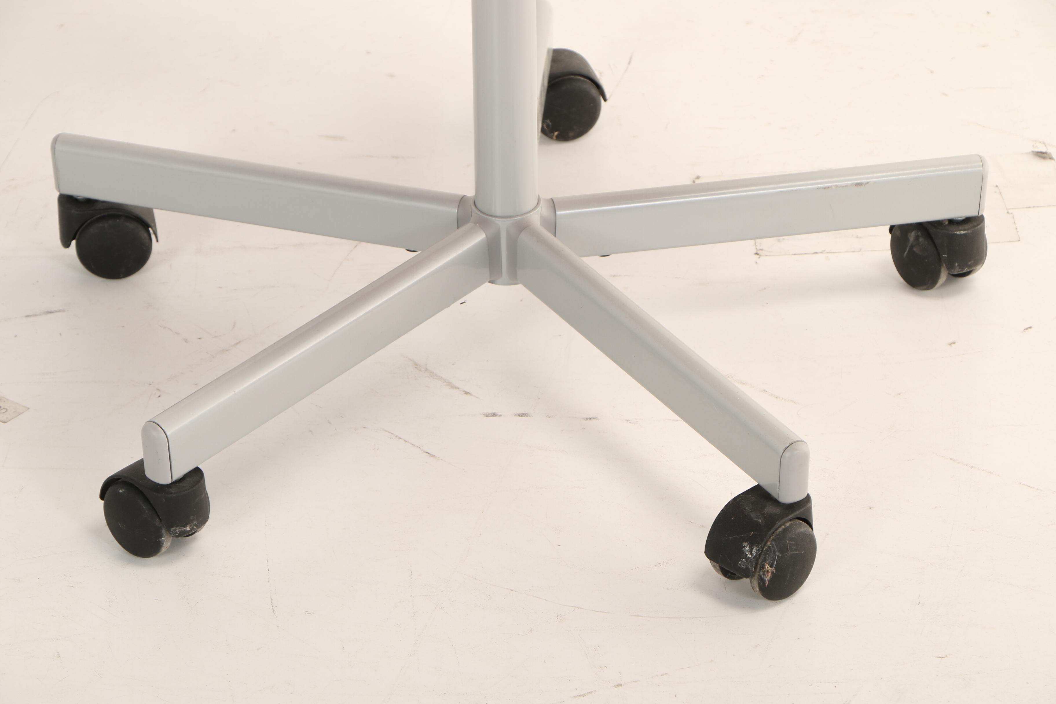 Ikea, "Snille" Molded Plastic and Powder-Coated Steel Child's Swivel Desk Chair