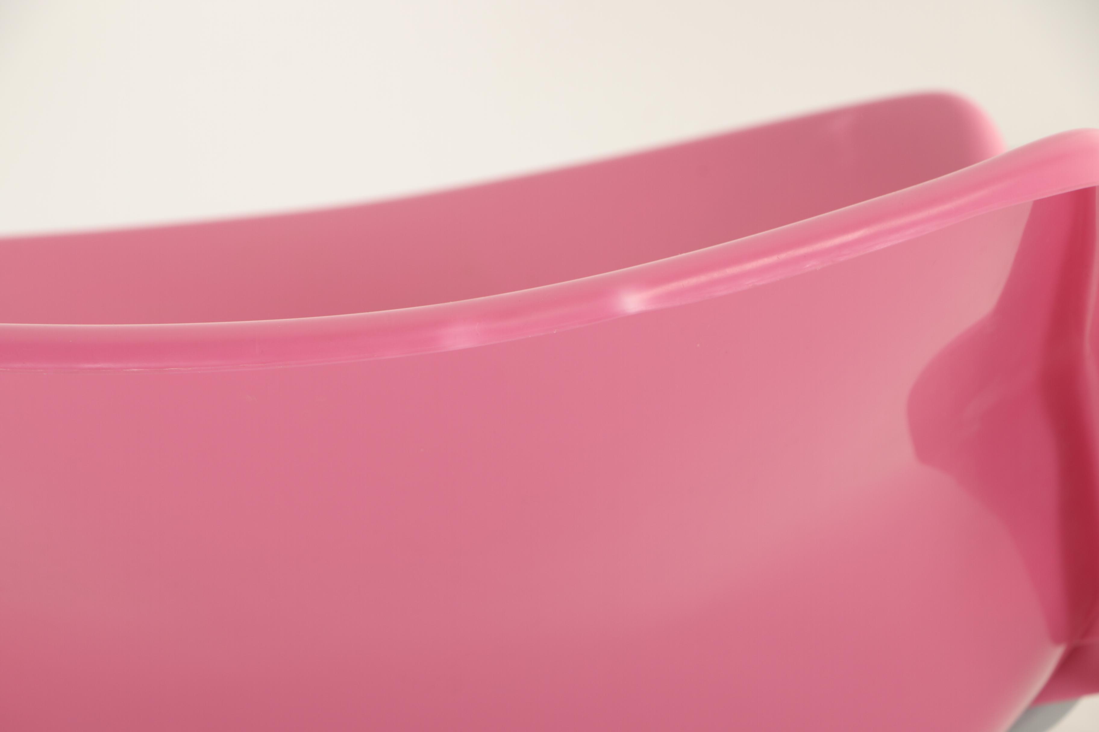 Ikea, "Snille" Molded Plastic and Powder-Coated Steel Child's Swivel Desk Chair