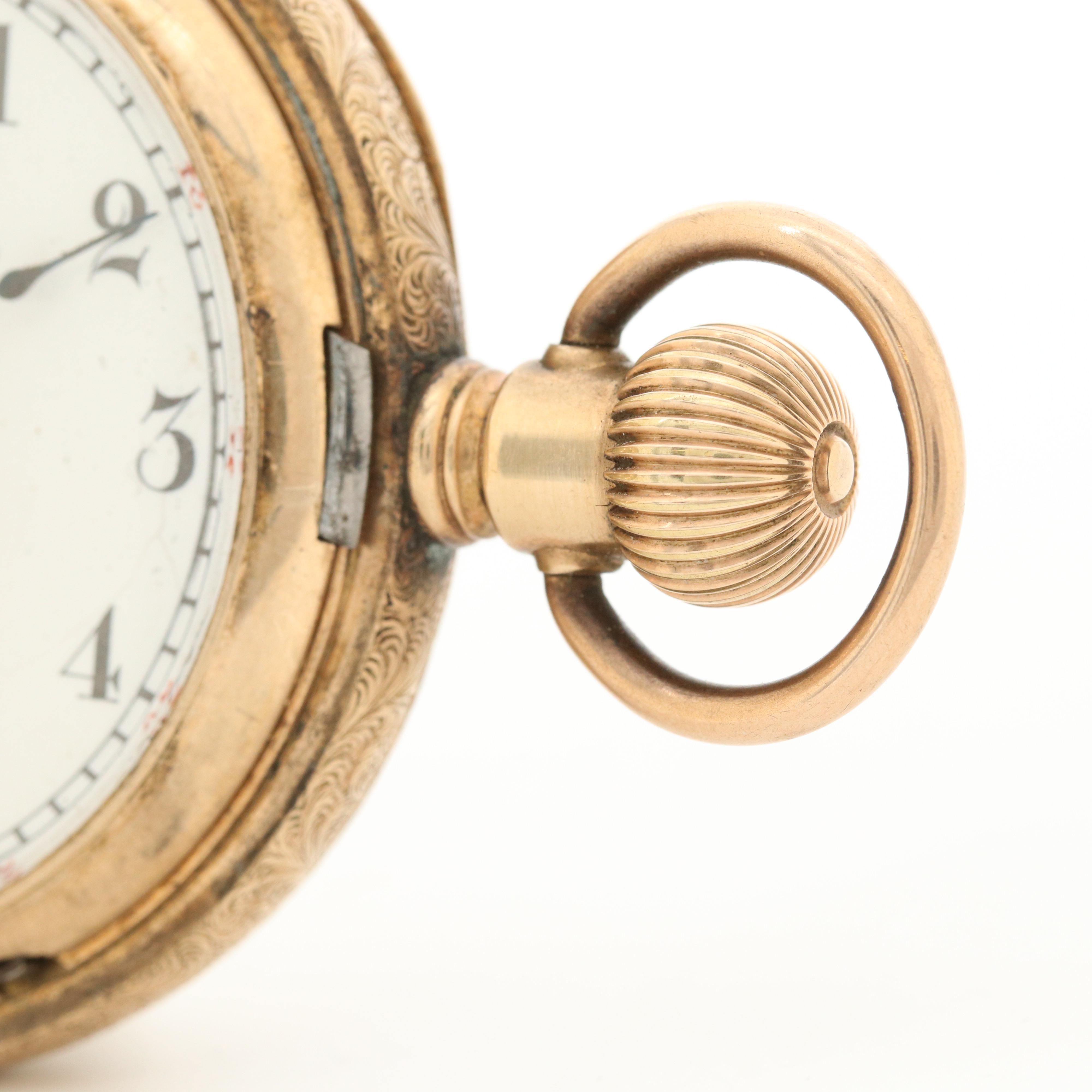 Elgin National Watch Company Gold Filled Hunting Case Pocket Watch, Circa 1894