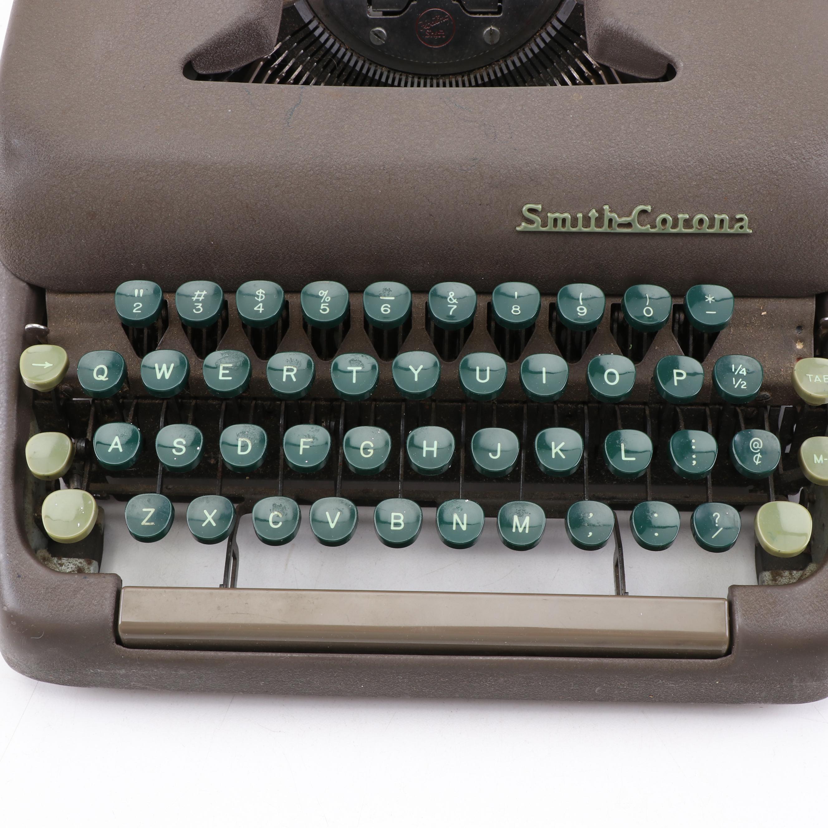 Smith-Corona "Sterling" Portable Typewriter, 1950s