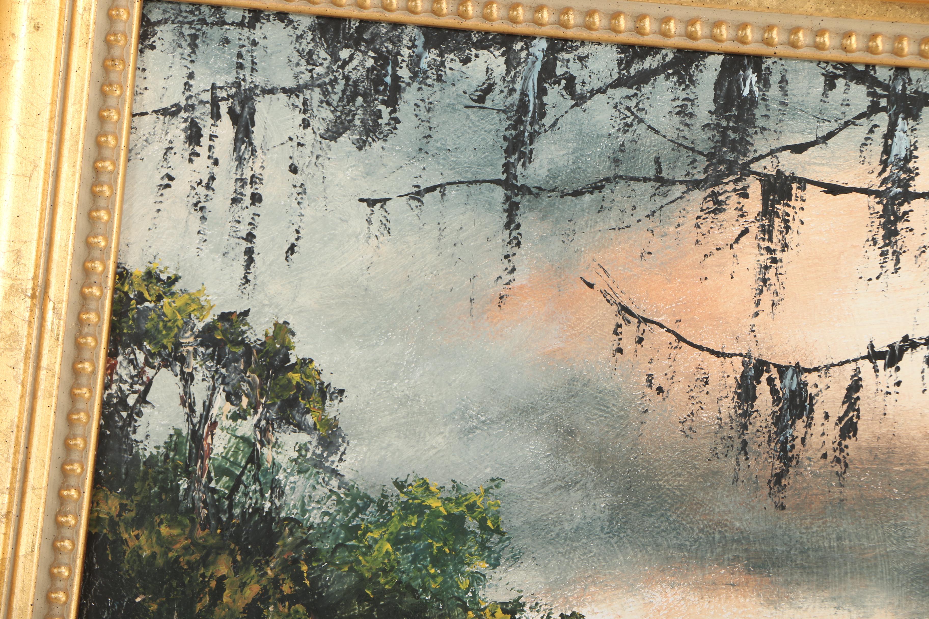 Stan Prather Impressionistic Landscape Oil Painting