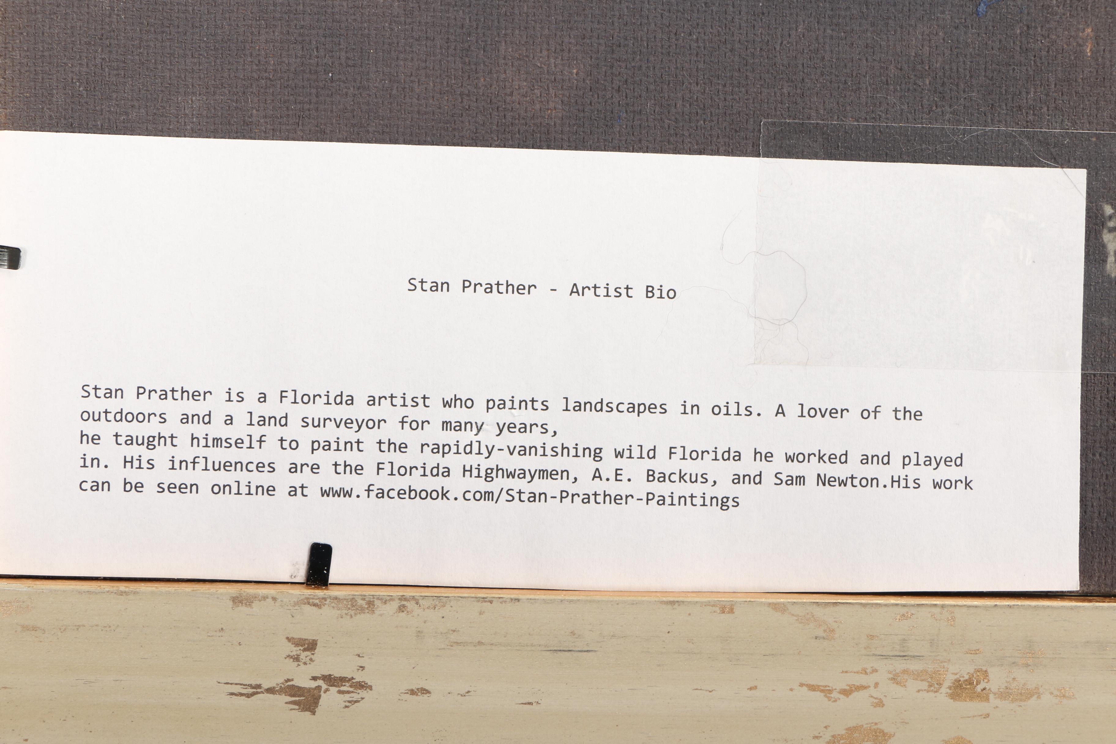 Stan Prather Impressionistic Landscape Oil Painting