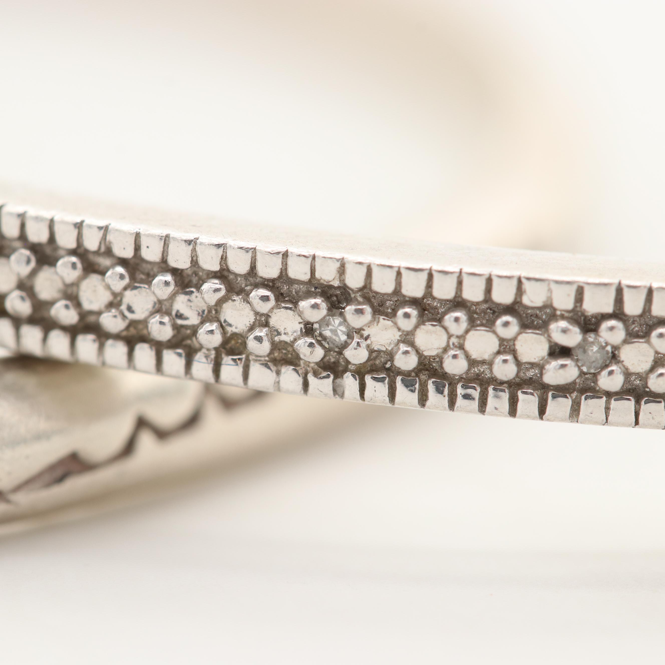 Assortment of Sterling Silver Bangle Bracelets Featuring Taxco Mexico