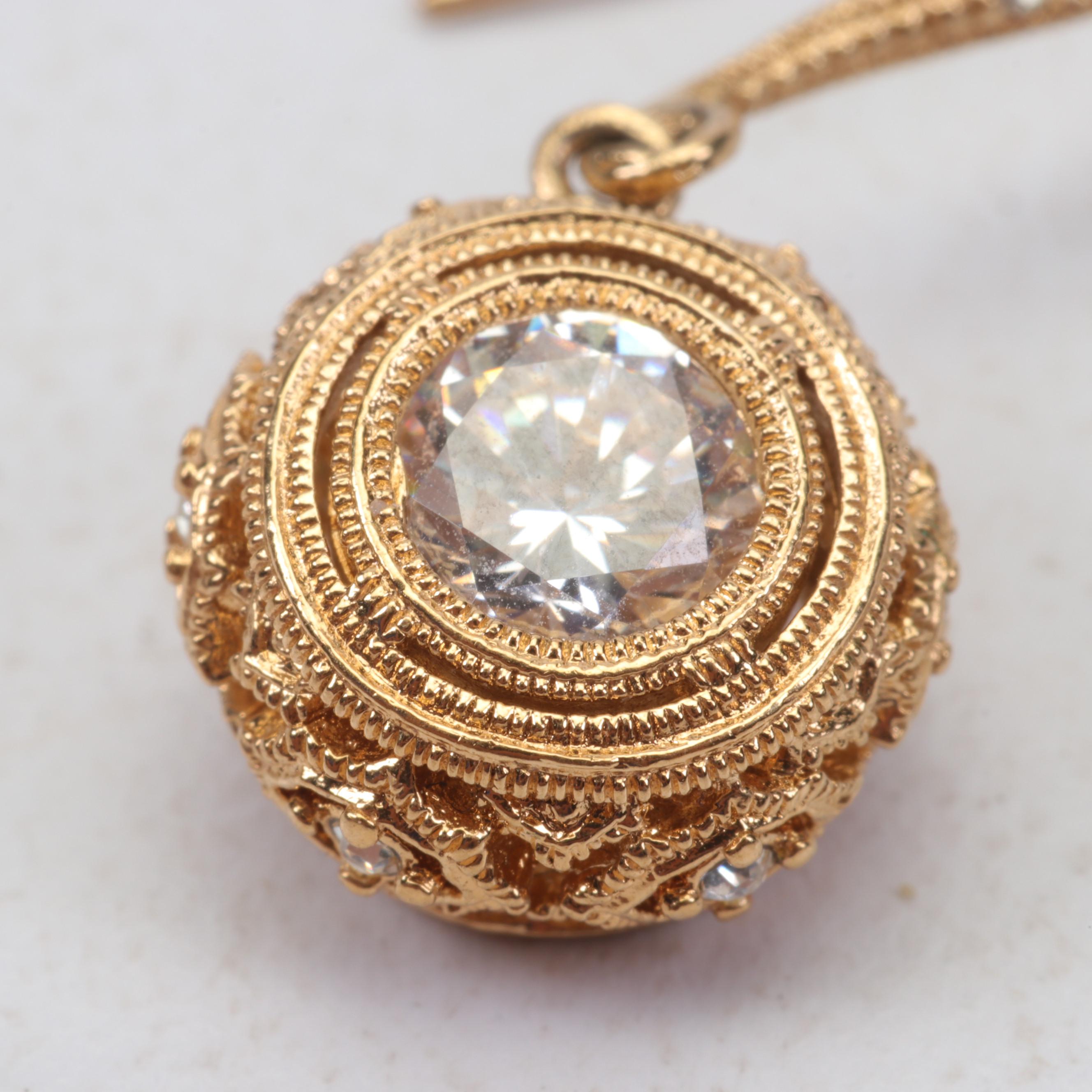 Vintage Celia Sebiri & Gold-Filled Earrings