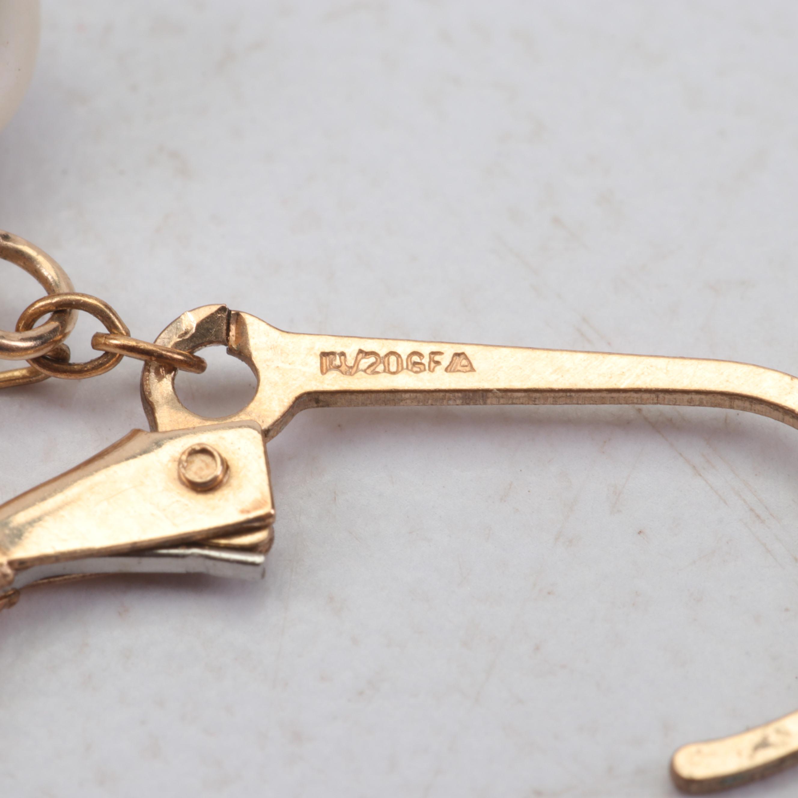 Vintage Celia Sebiri & Gold-Filled Earrings