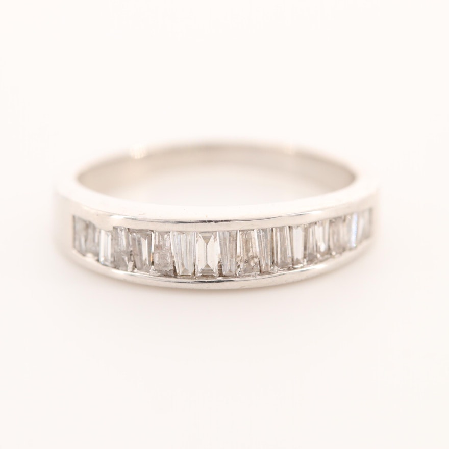 14K White Gold Diamond Ring