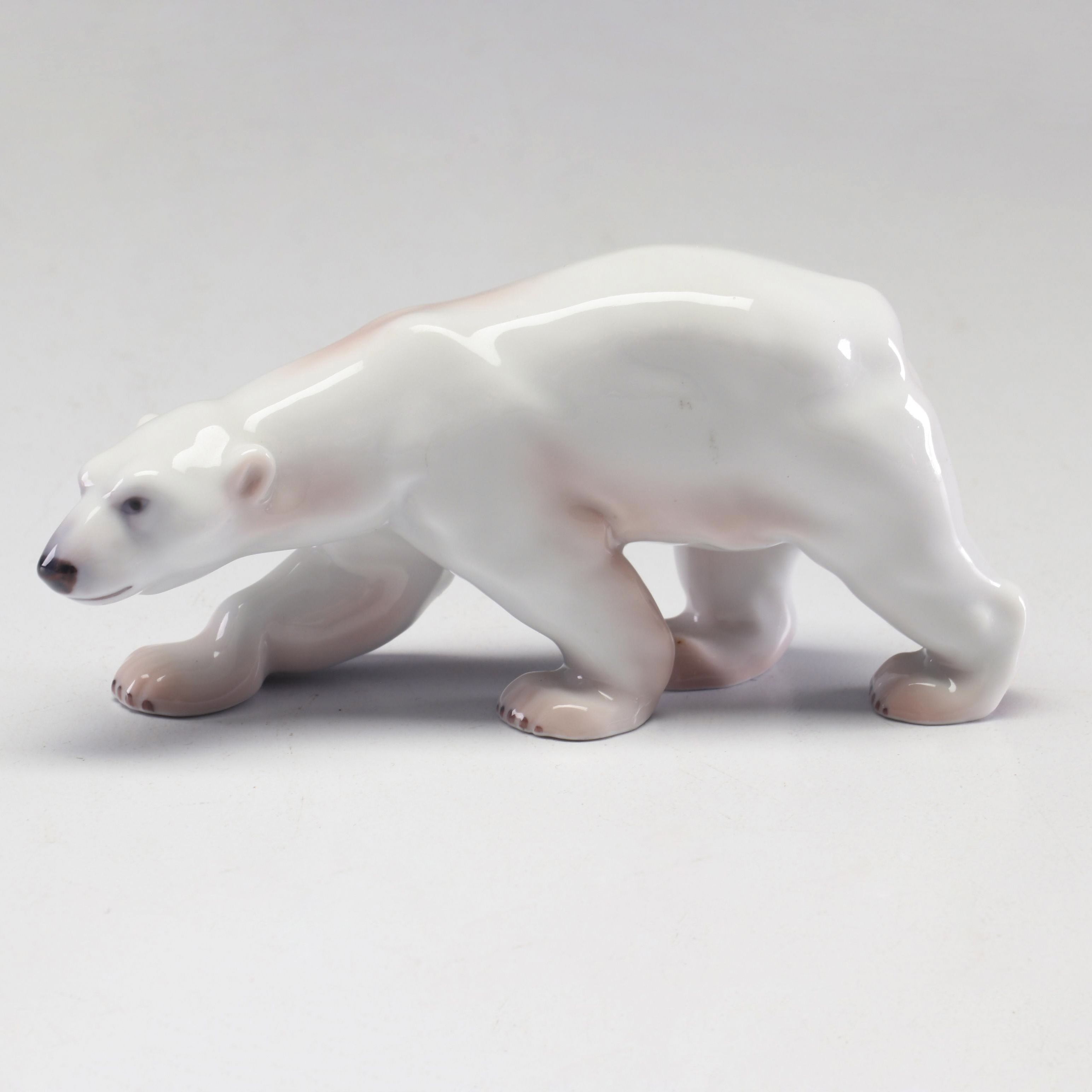 Royal Copenhagen Porcelain Polar Bear Figurine