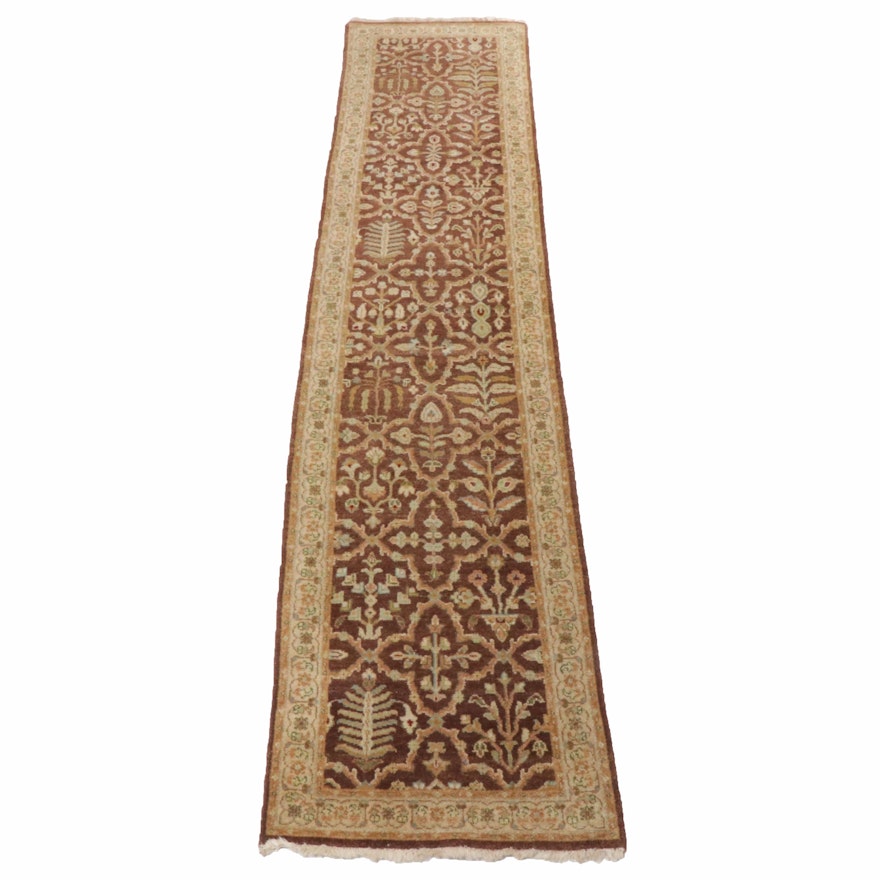 Hand-Knotted Indo-Persian Tabriz Runner
