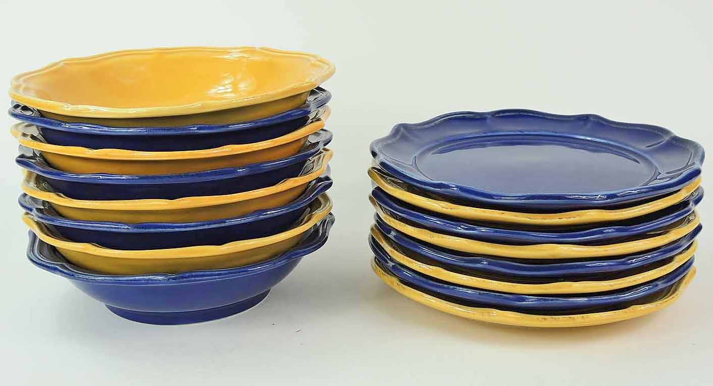 Pierre Deux "French Country" Tureen Dinnerware wtih Table Linens