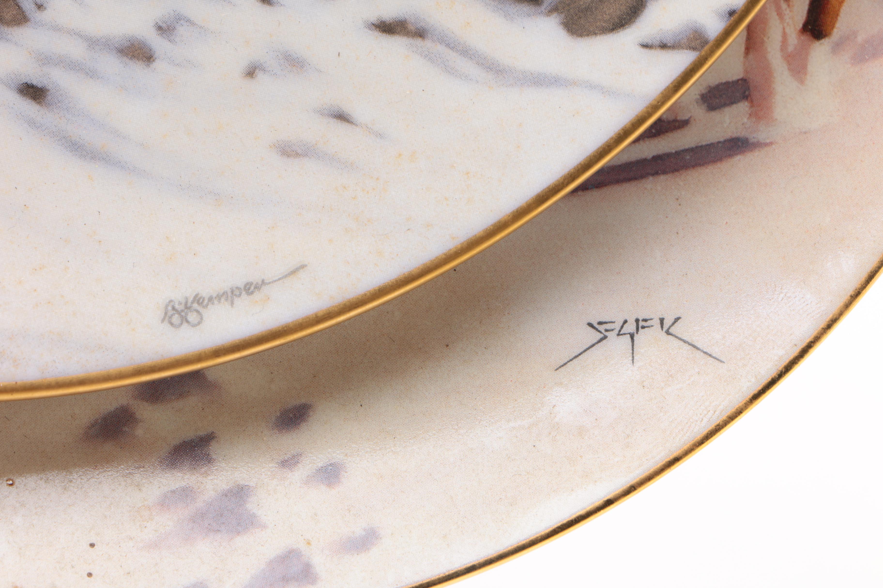 Anheuser-Busch Budweiser Porcelain Collector Plates, 1989–1994